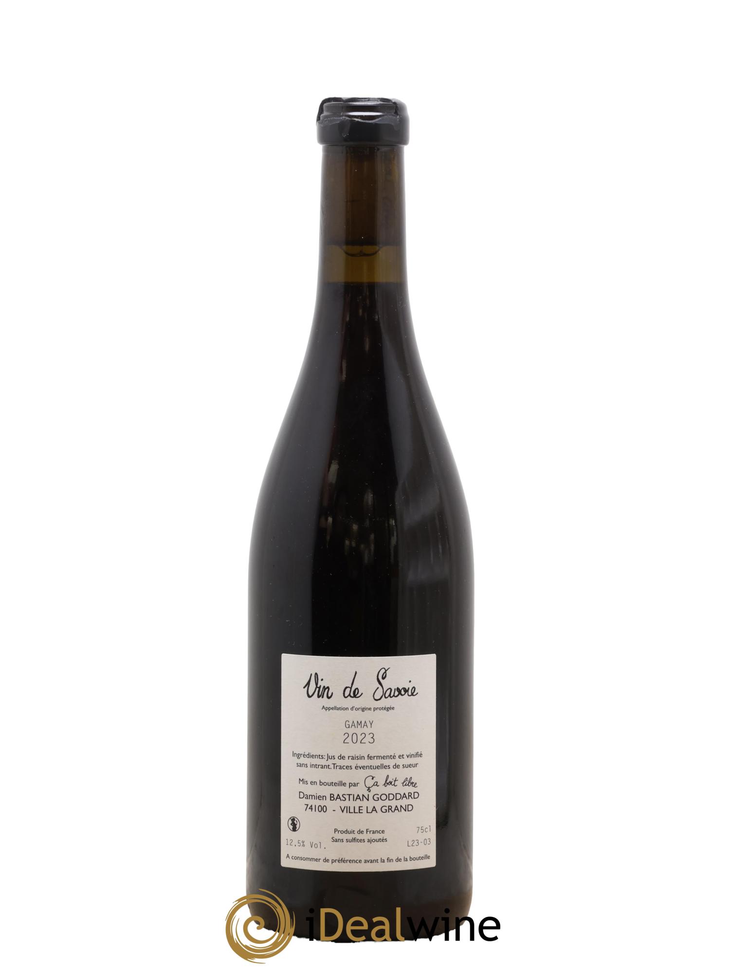 Vin de Savoie Ton rouge de Table Gamay ça boit libre 2023 - Lot of 1 bottle - 1