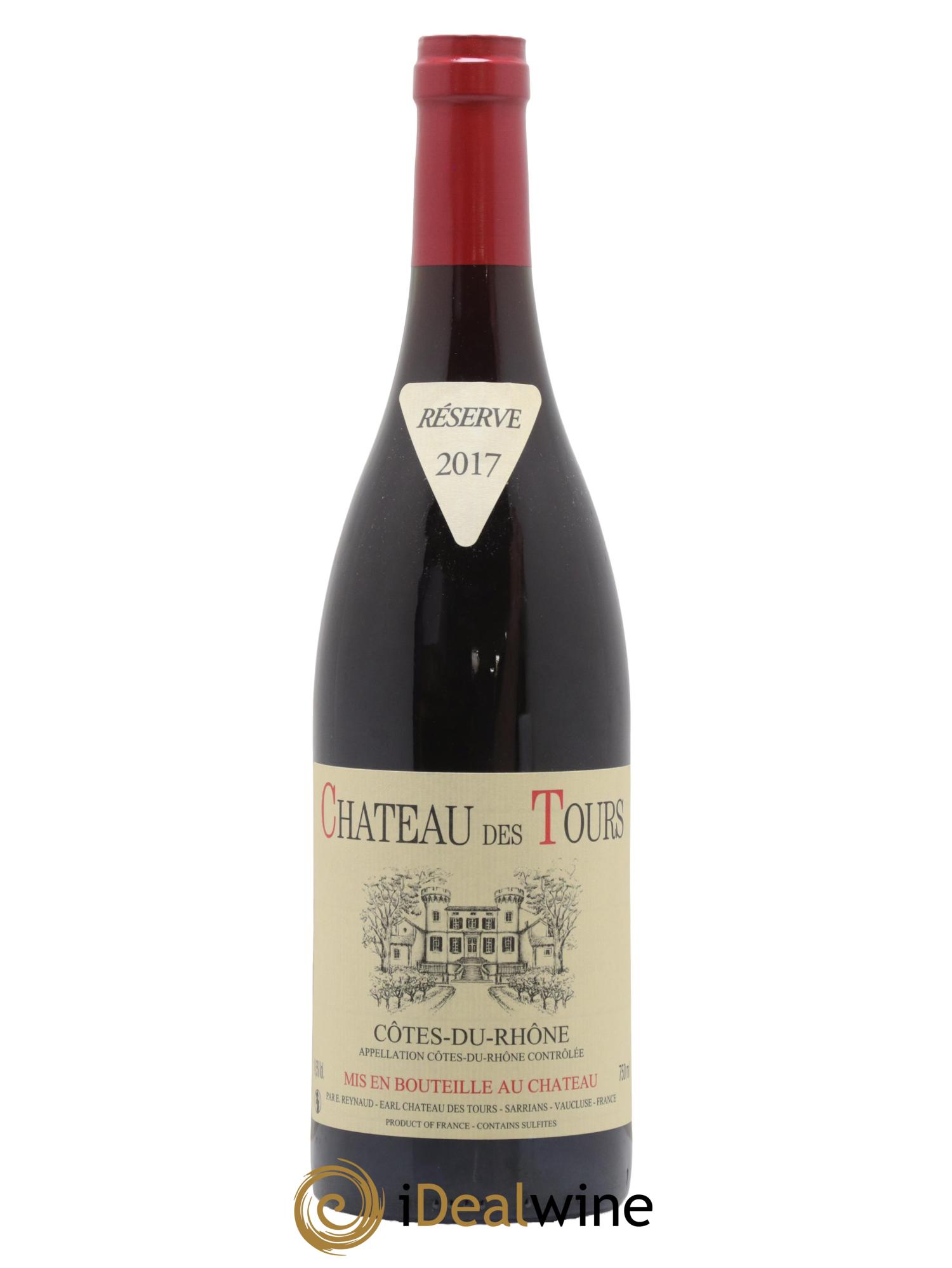 Côtes-du-Rhône Château des Tours Emmanuel Reynaud 2017 - Lot de 1 bouteille - 0
