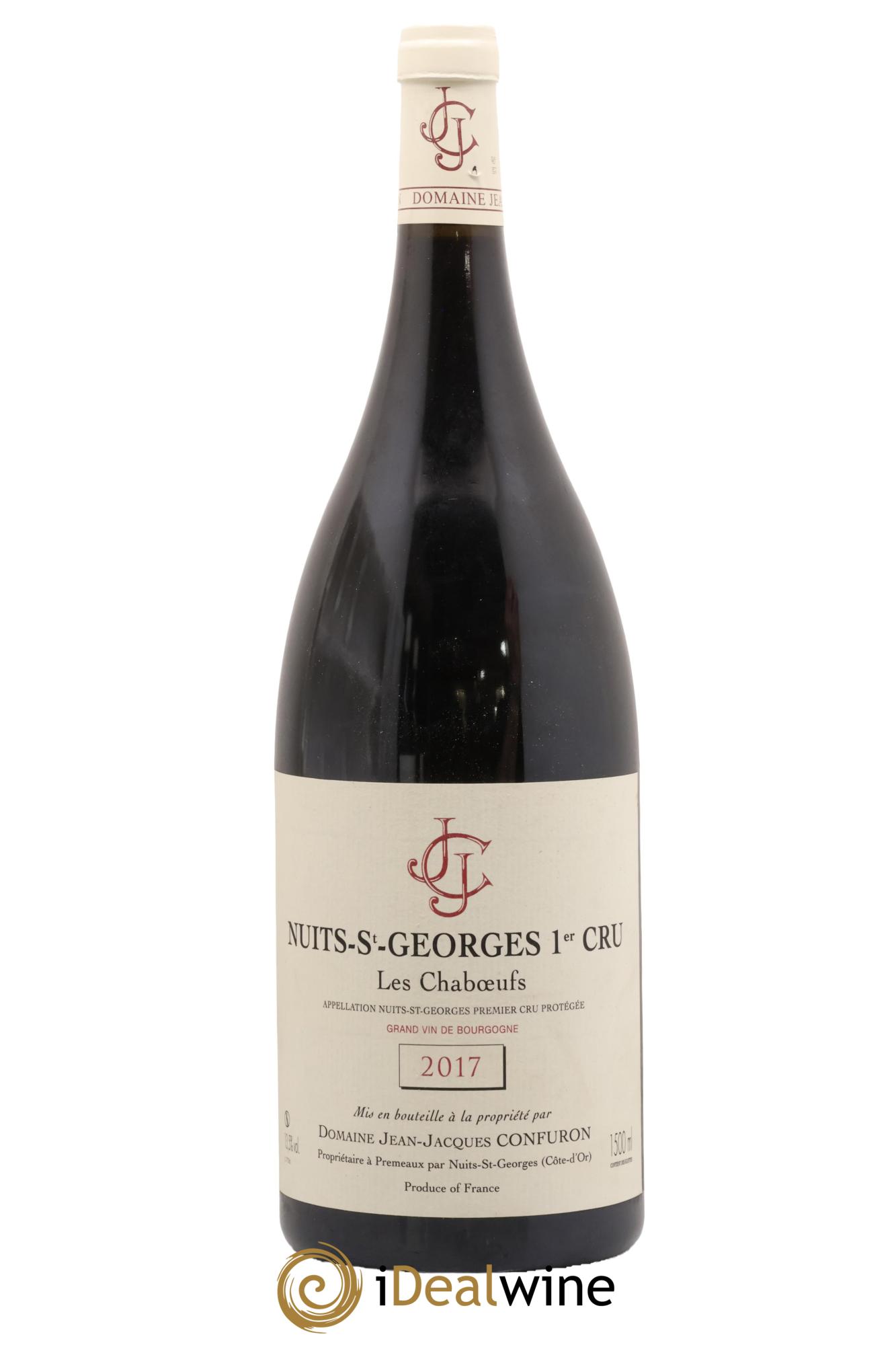 Nuits-Saint-Georges 1er Cru Les Chaboeufs Jean-Jacques Confuron 2017 - Lot of 1 magnum - 0