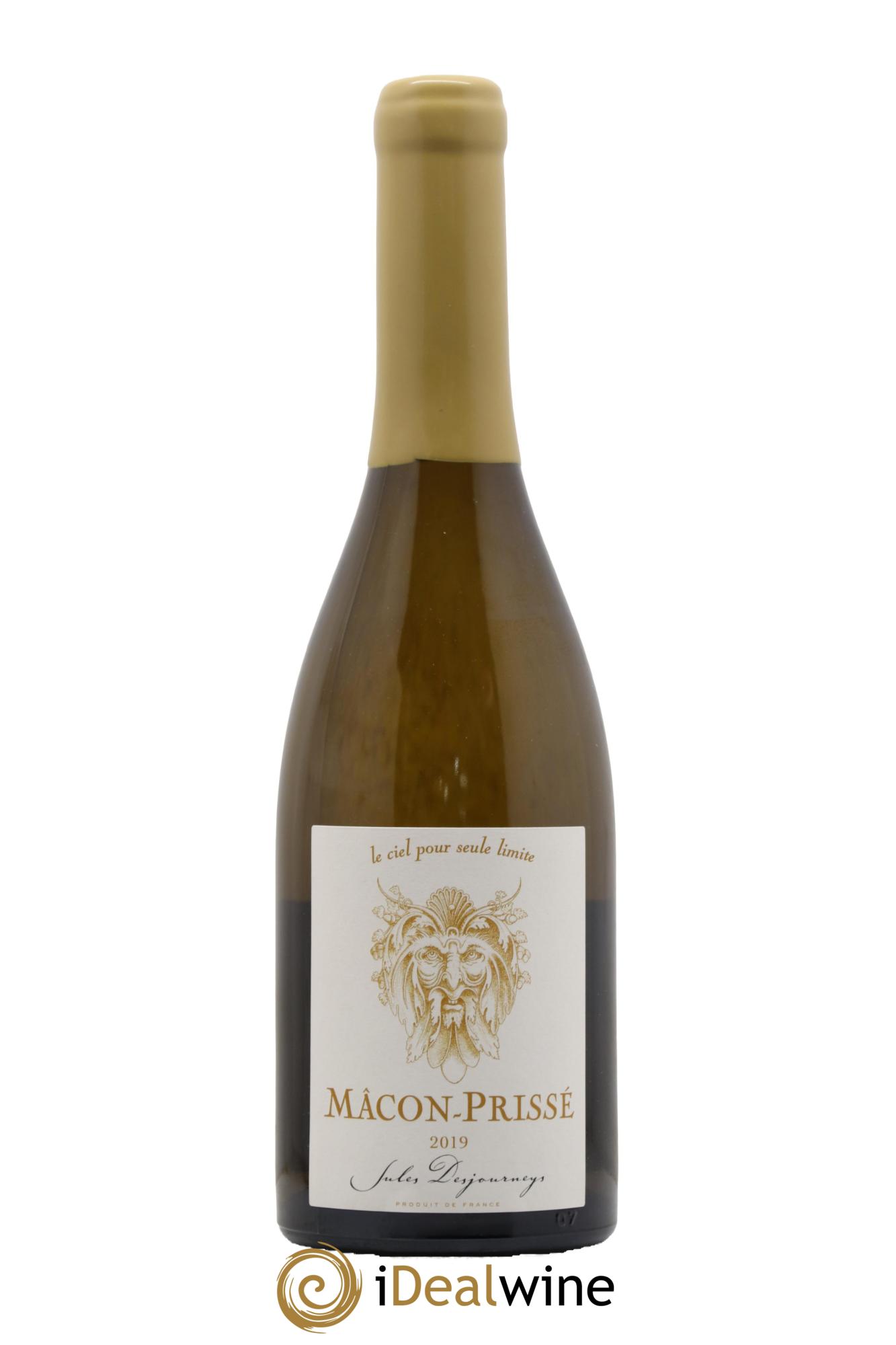 Mâcon Prisse En Chailloux Domaine Jules Desjourneys 2019 - Lot de 1 bouteille - 0