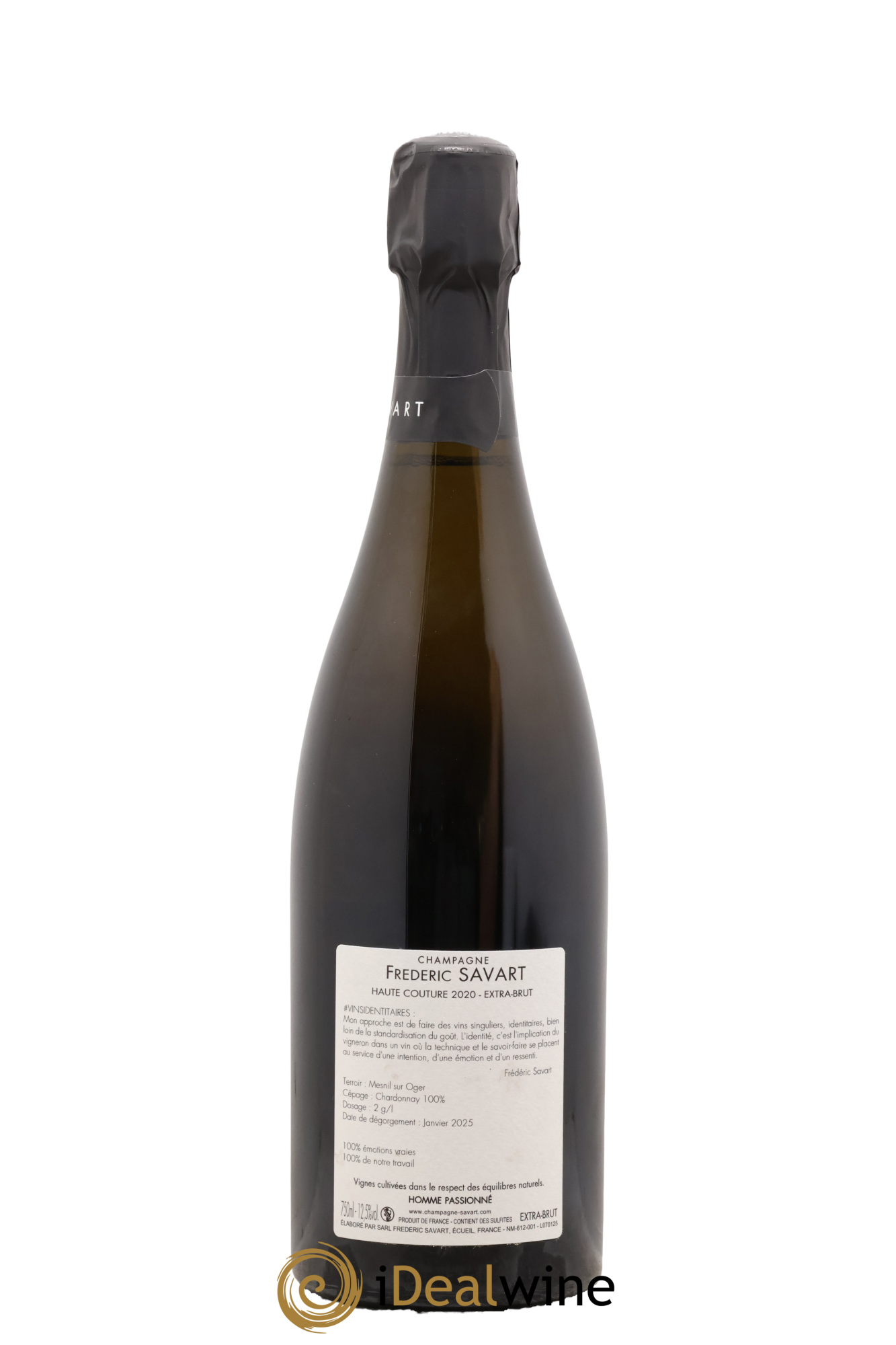 Haute Couture Le Mesnil sur Oger Extra-Brut Savart 2020 - Lot of 1 bottle - 1