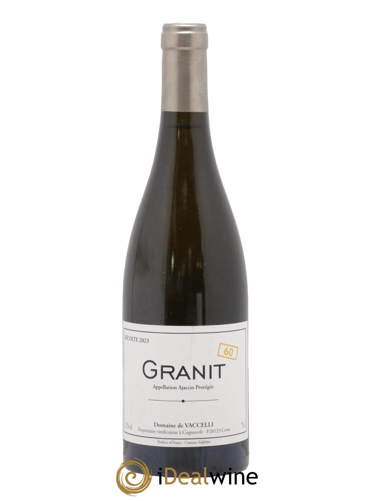 Ajaccio Granit 60 Vaccelli 2023 - Lot de 1 bouteille - 0