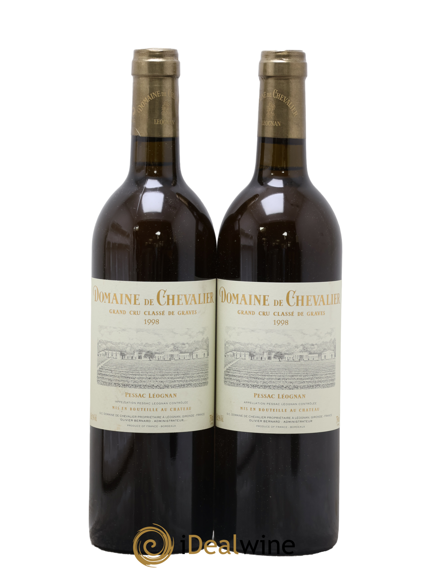 Domaine de Chevalier Cru Classé de Graves 1998 - Lot of 2 bottles - 0