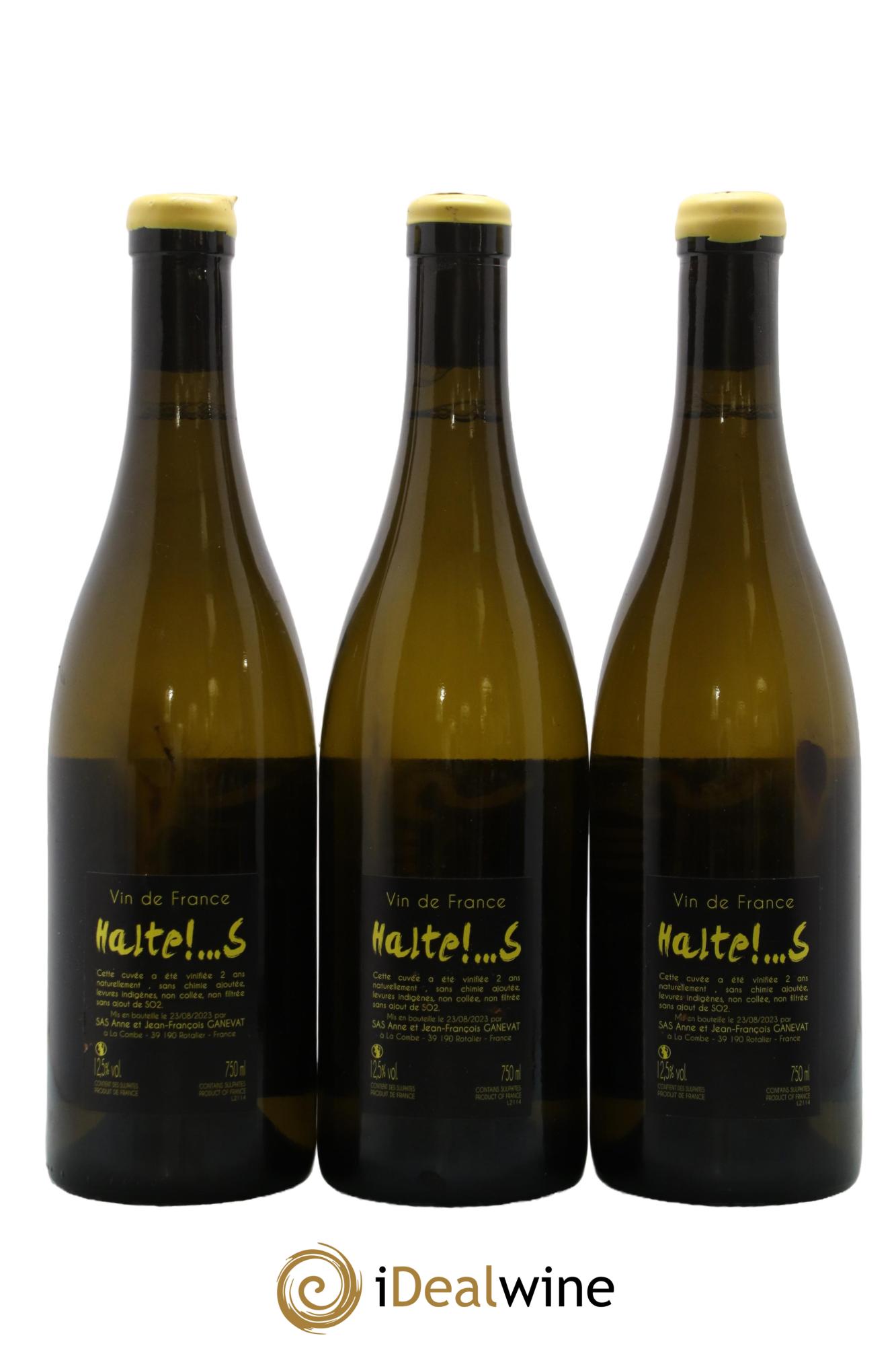 Vin de France Halte S Anne et Jean François Ganevat 2021 - Lot de 3 bouteilles - 1