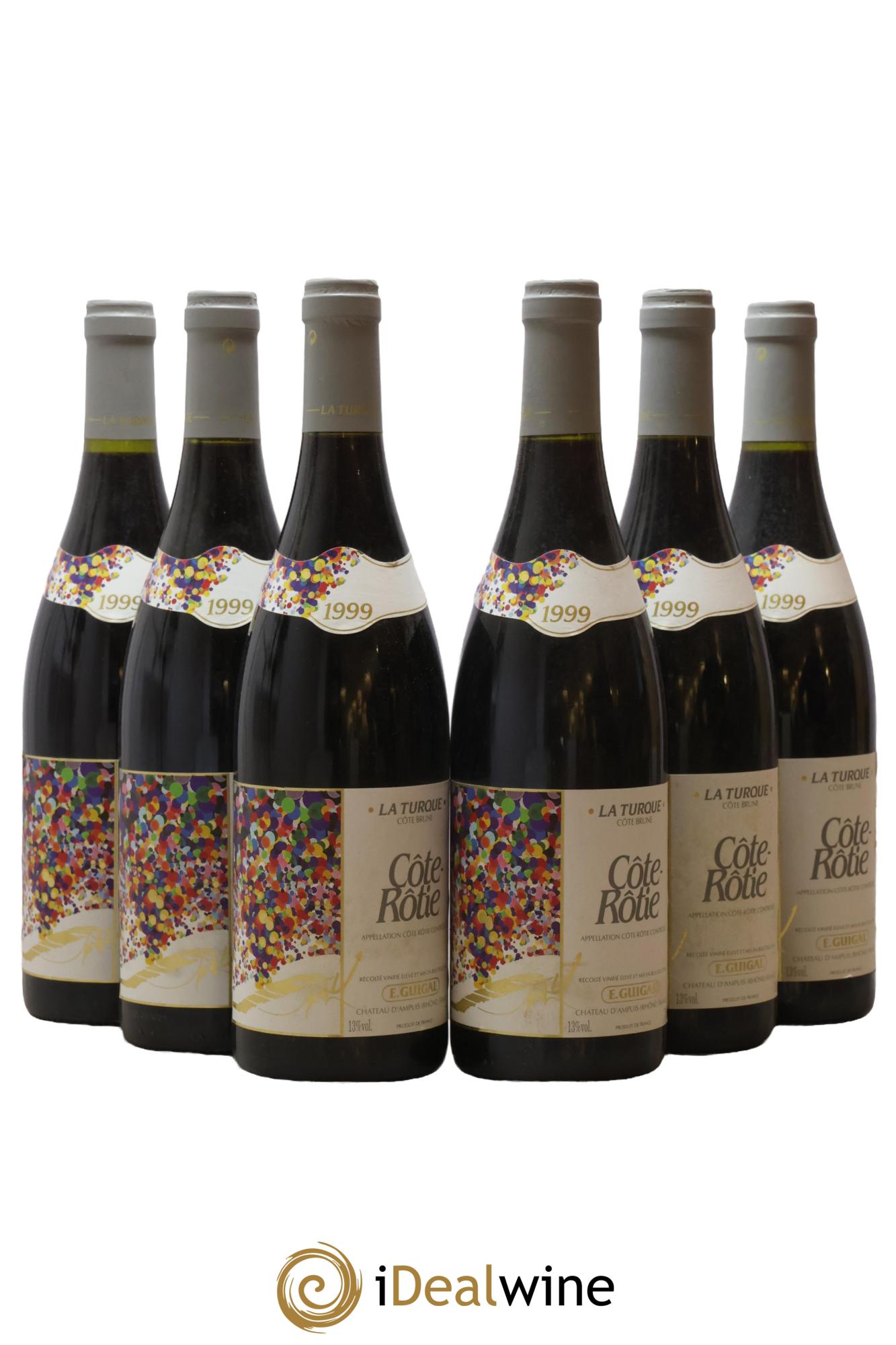 Côte-Rôtie La Turque Guigal 1999 - Lot de 6 bouteilles - 0