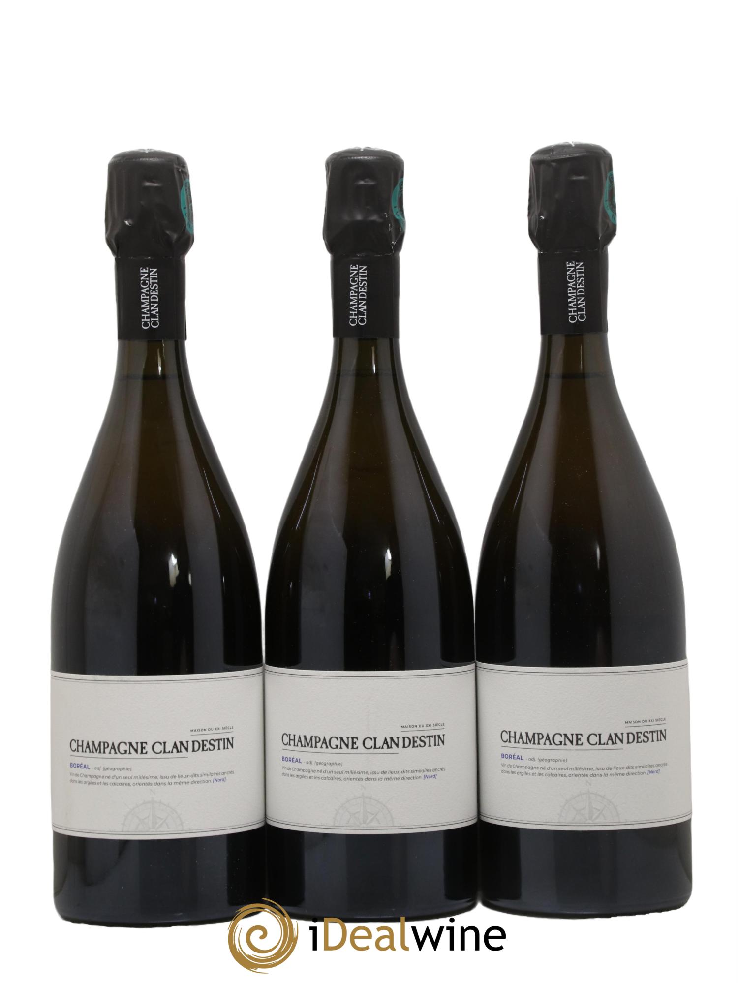 Boréal Brut Nature Clandestin 2022 - Lot de 3 bouteilles - 0