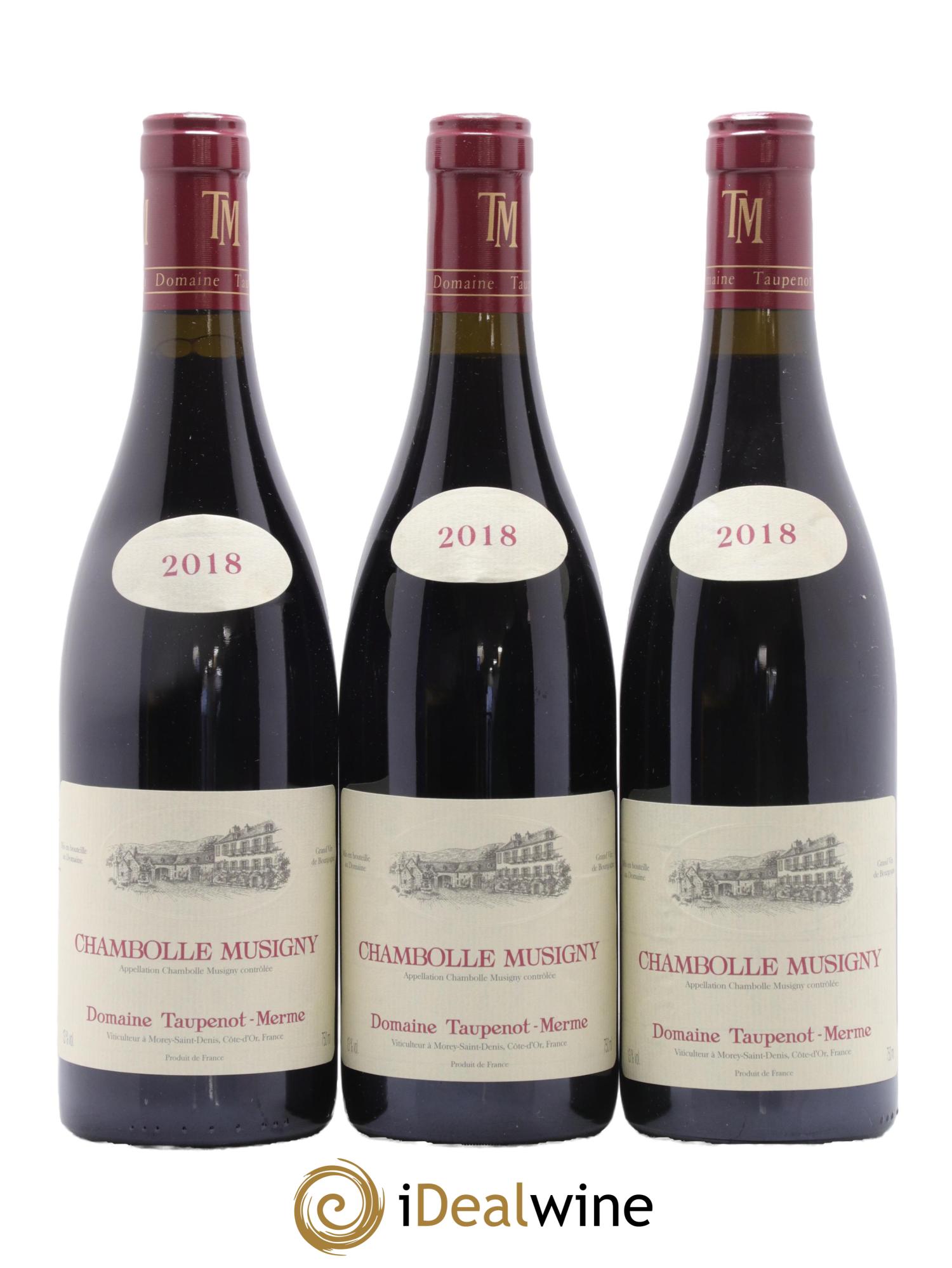 Chambolle-Musigny Domaine Taupenot-Merme 2018 - Lot de 3 bouteilles - 0