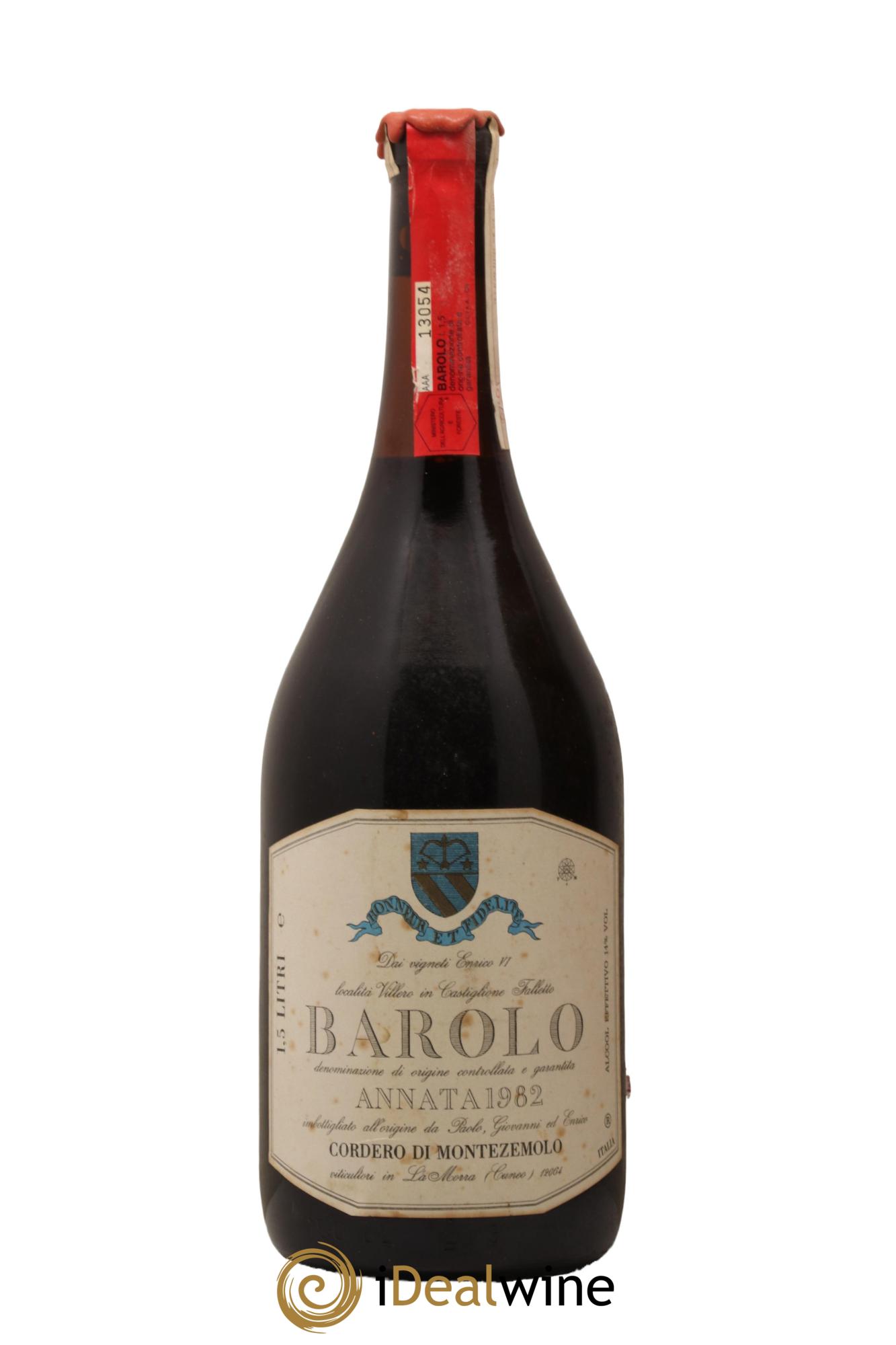 Barolo DOCG Villero Enrico VI Cordero di Montezemolo 1982 - Lot de 1 magnum - 1