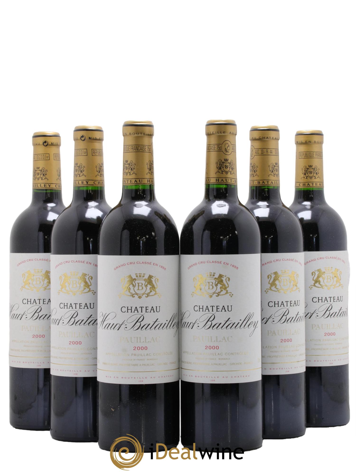 Château Haut Batailley 5ème Grand Cru Classé 2000 - Lot of 6 bottles - 0