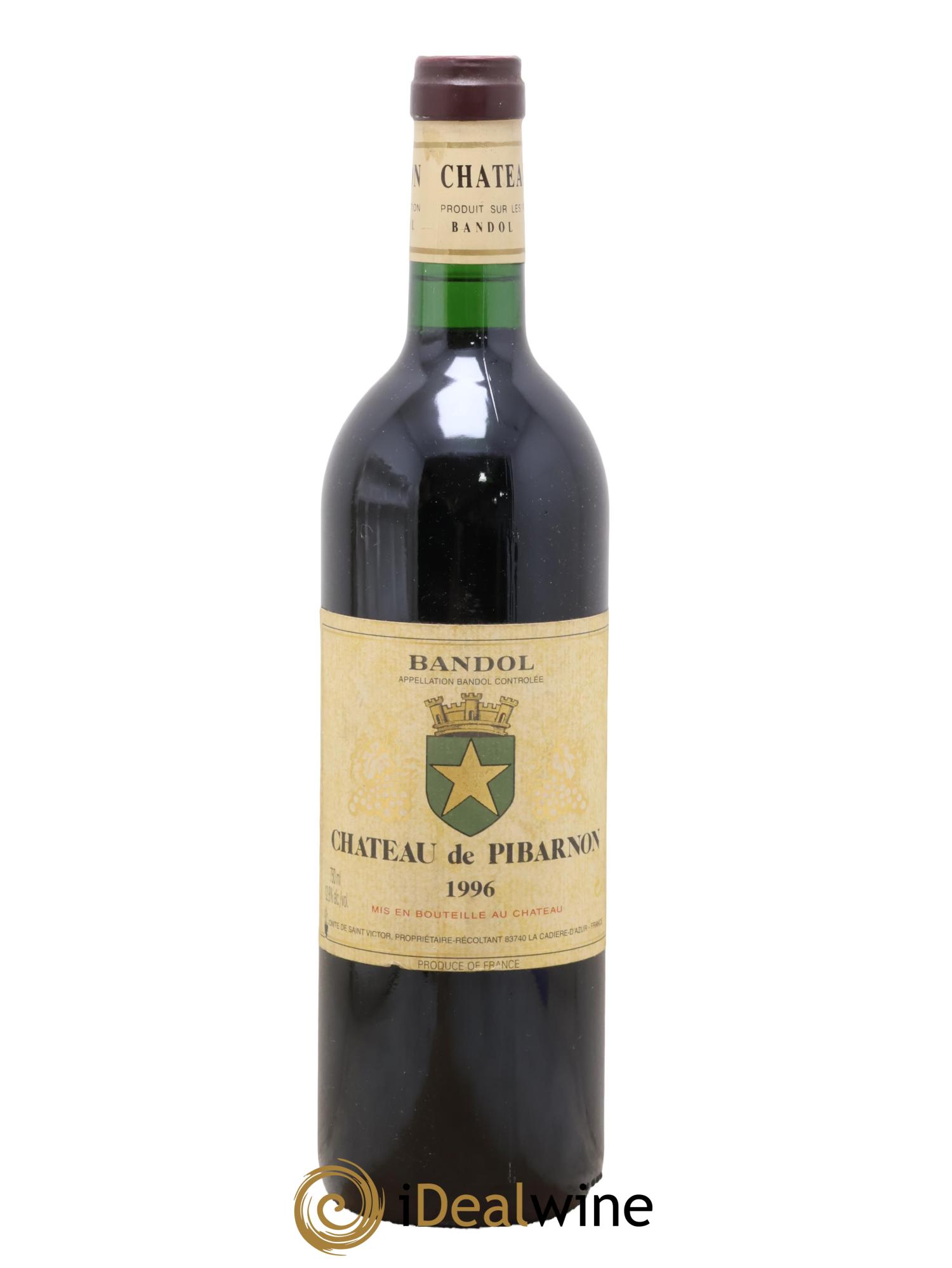 Bandol Château de Pibarnon Comte de Saint-Victor 1996 - Lot de 1 bouteille - 0