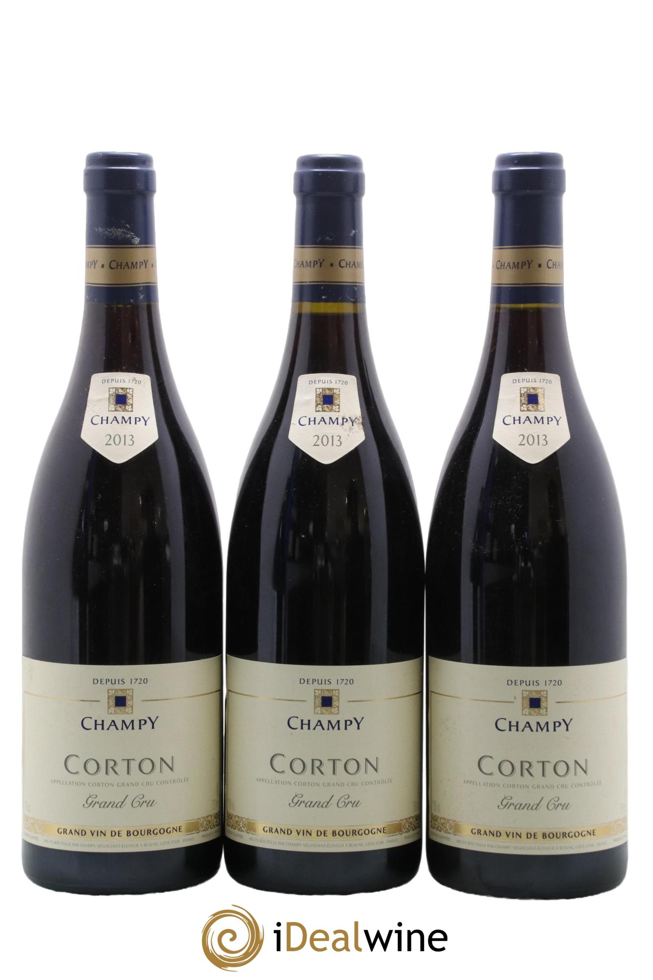 Corton Grand Cru Maison Champy 2013 - Lot de 3 bouteilles - 0