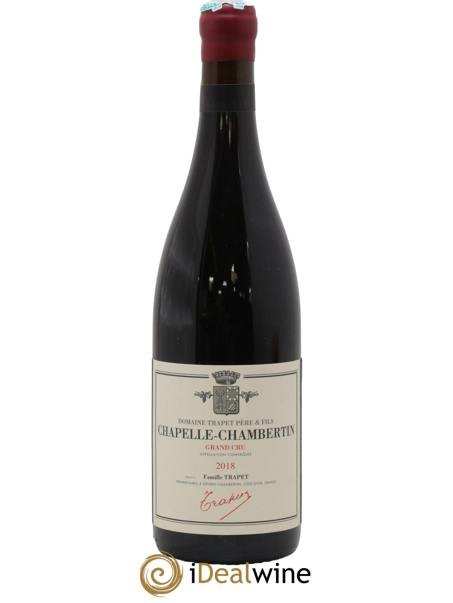 Chapelle-Chambertin Grand Cru Domaine Trapet 2018 - Lot de 1 bouteille - 0