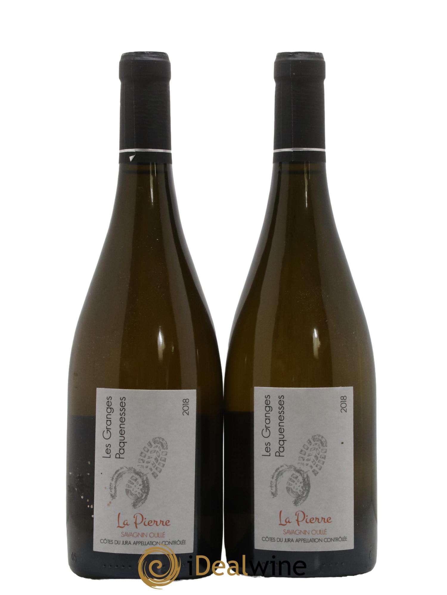 Côtes du Jura Savagnin La Pierre Les Granges Paquenesses 2018 - Lot de 2 bouteilles - 0