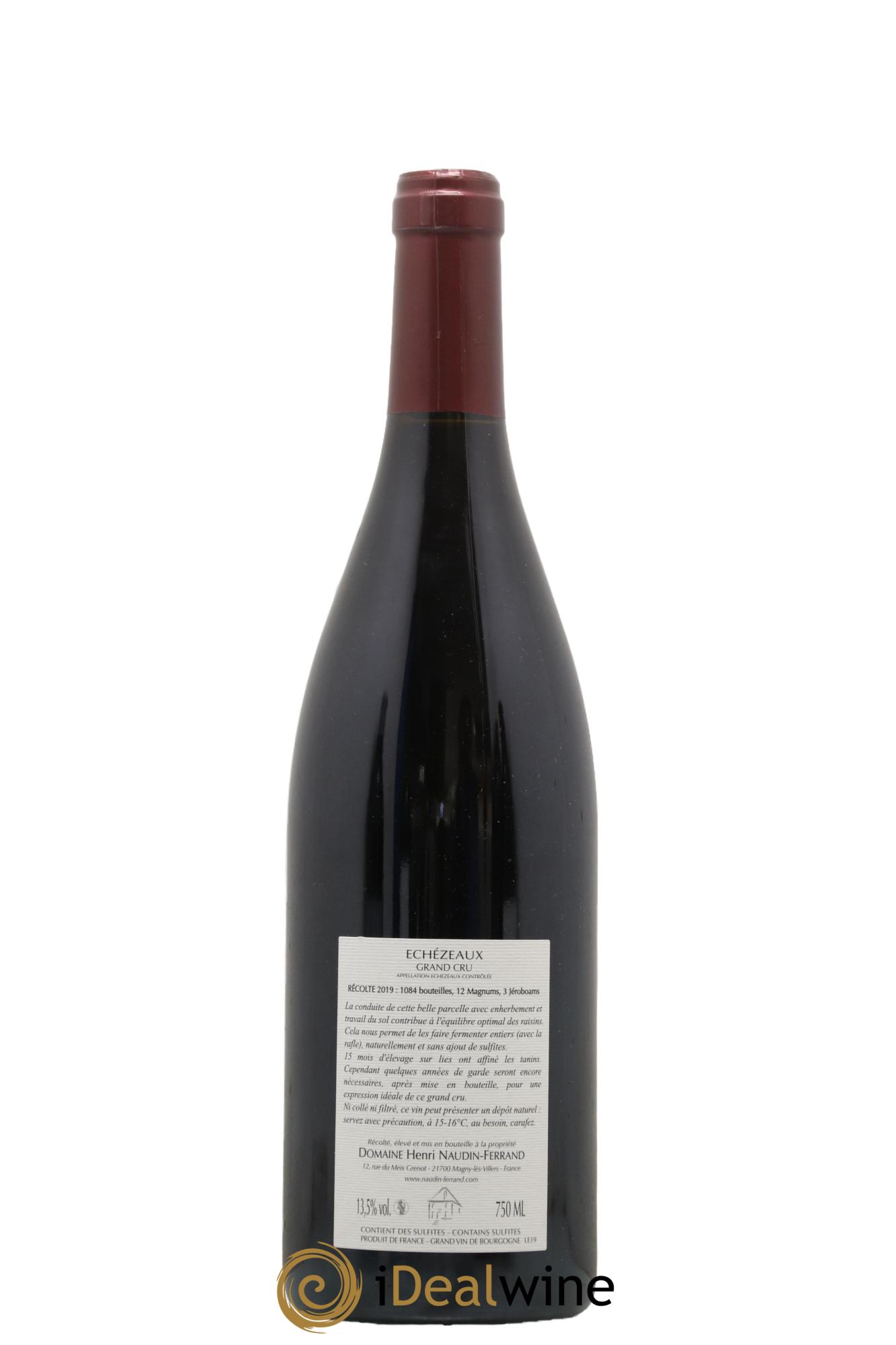 Echezeaux Grand Cru Naudin-Ferrand (Domaine) 2019 - Lot of 1 bottle - 1