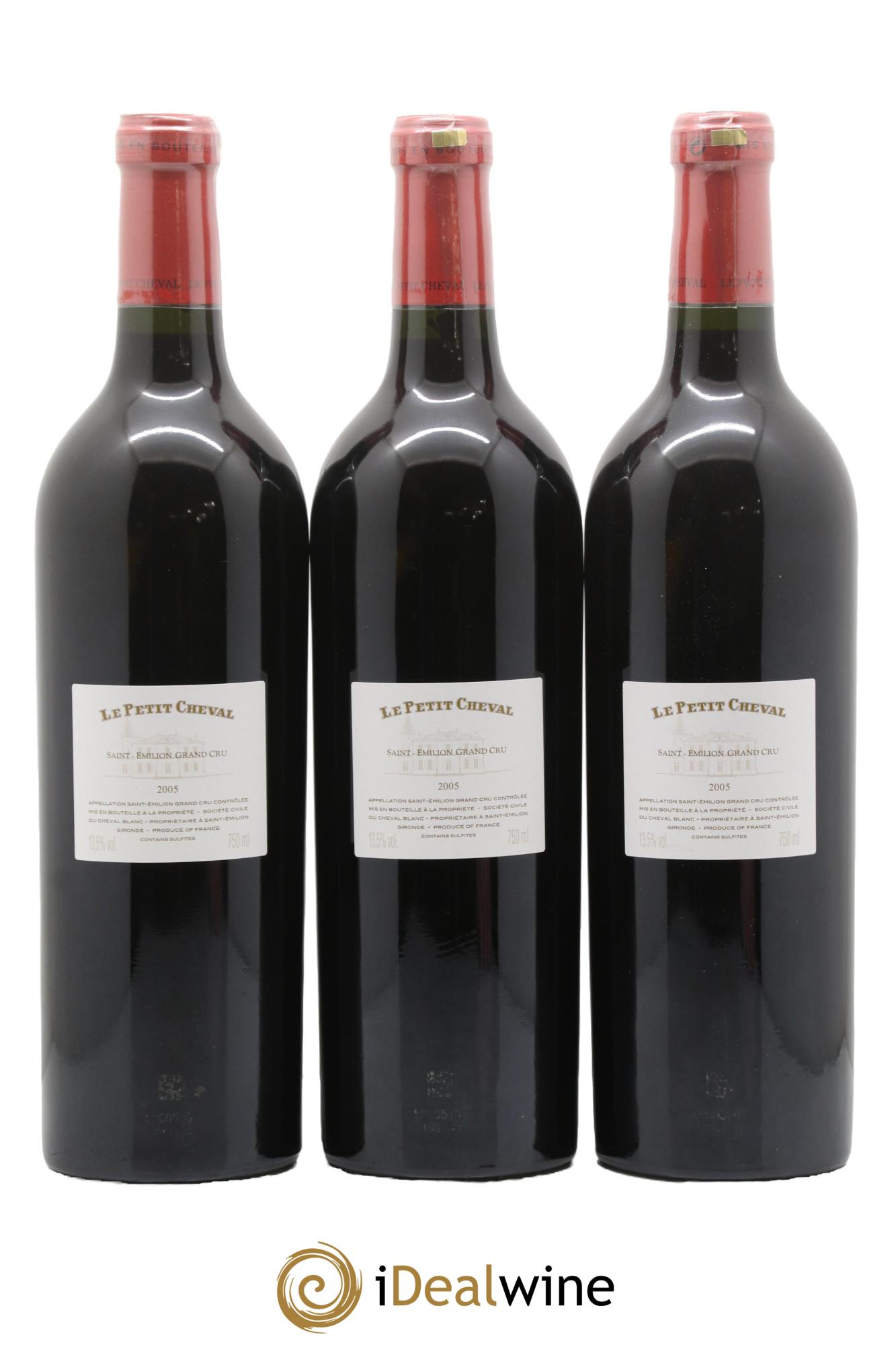 Le Petit Cheval Second Vin 2005 - Lot de 12 bouteilles - 2