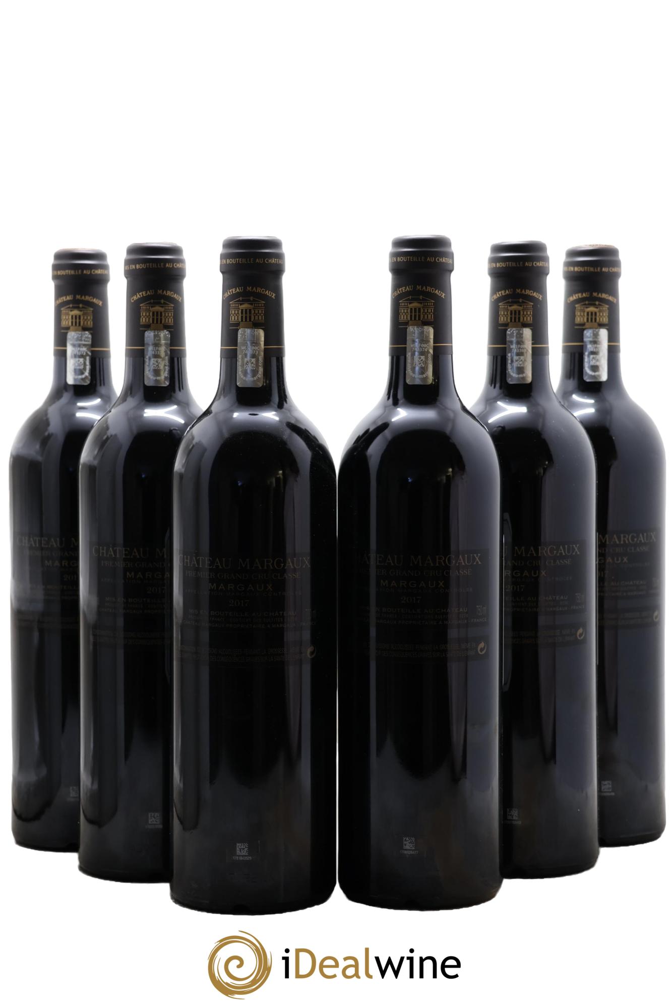 Château Margaux 1er Grand Cru Classé 2017 - Lot de 6 bouteilles - 1