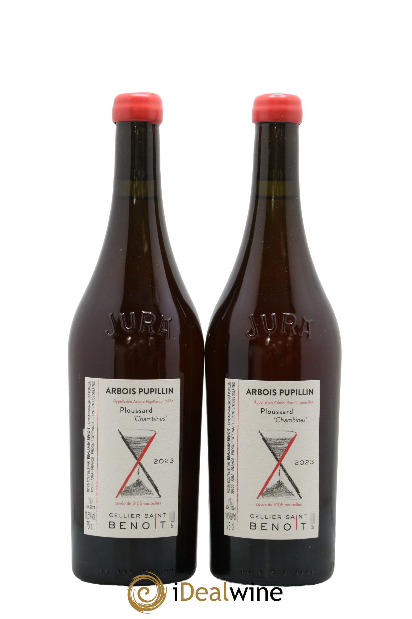 Arbois-Pupillin Ploussard Chambines Cellier Saint Benoît 2023 - Lot de 2 bouteilles - 0