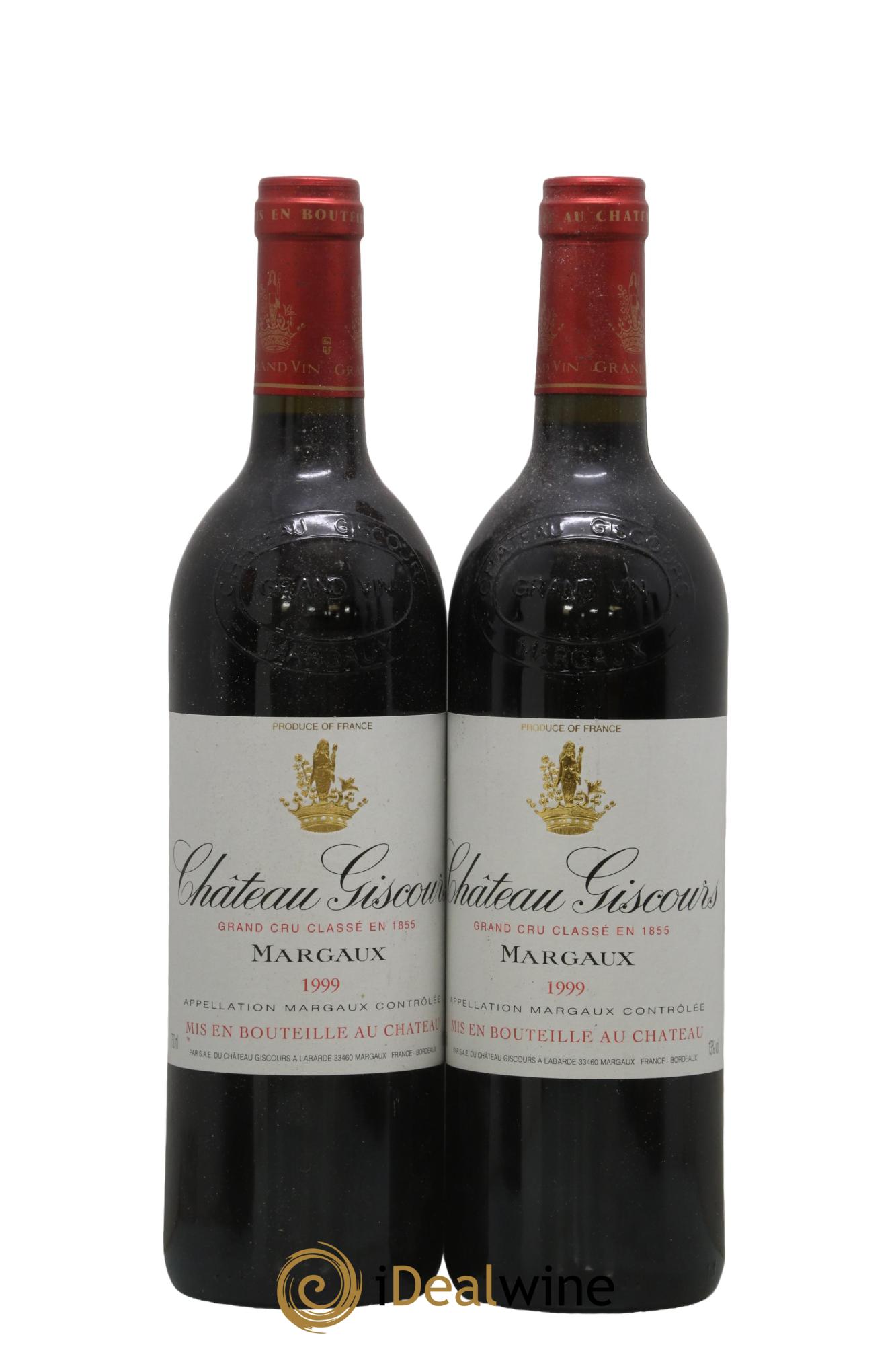 Château Giscours 3ème Grand Cru Classé 1999 - Posten von 2 Flaschen - 0