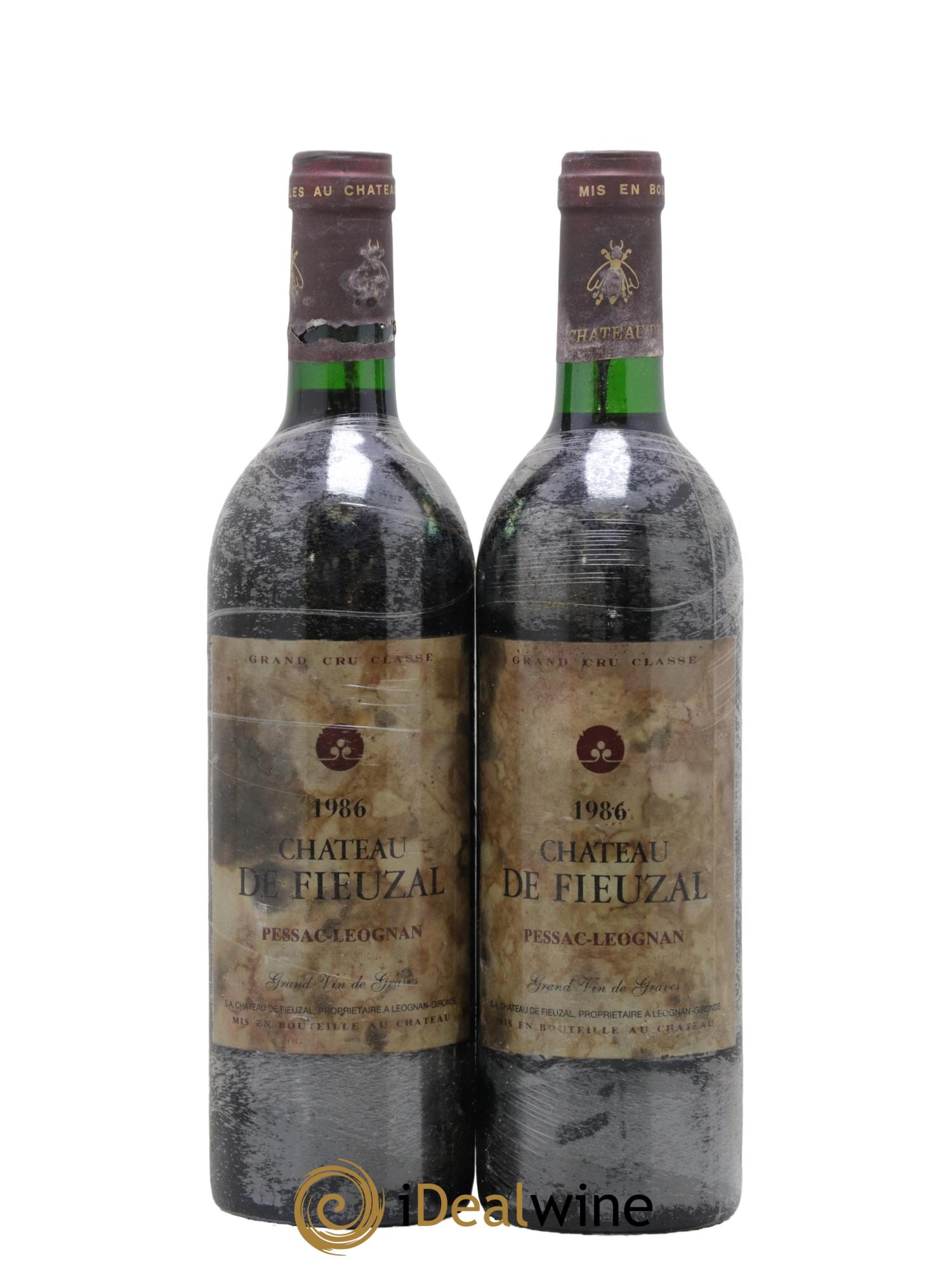 Château de Fieuzal Cru Classé de Graves 1986 - Lotto di 2 bottiglie - 0