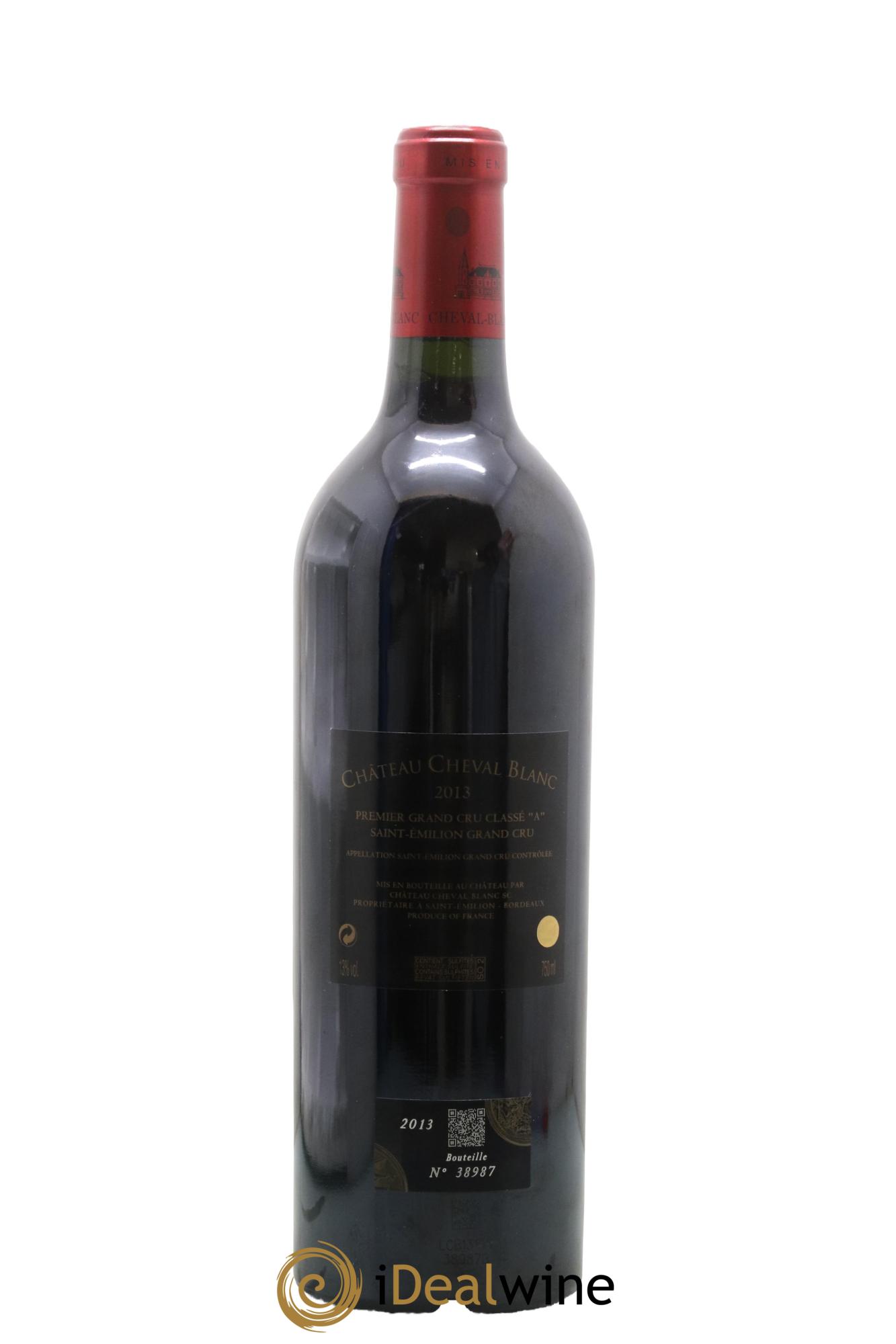 Château Cheval Blanc 1er Grand Cru Classé A 2013 - Lot de 1 bouteille - 1