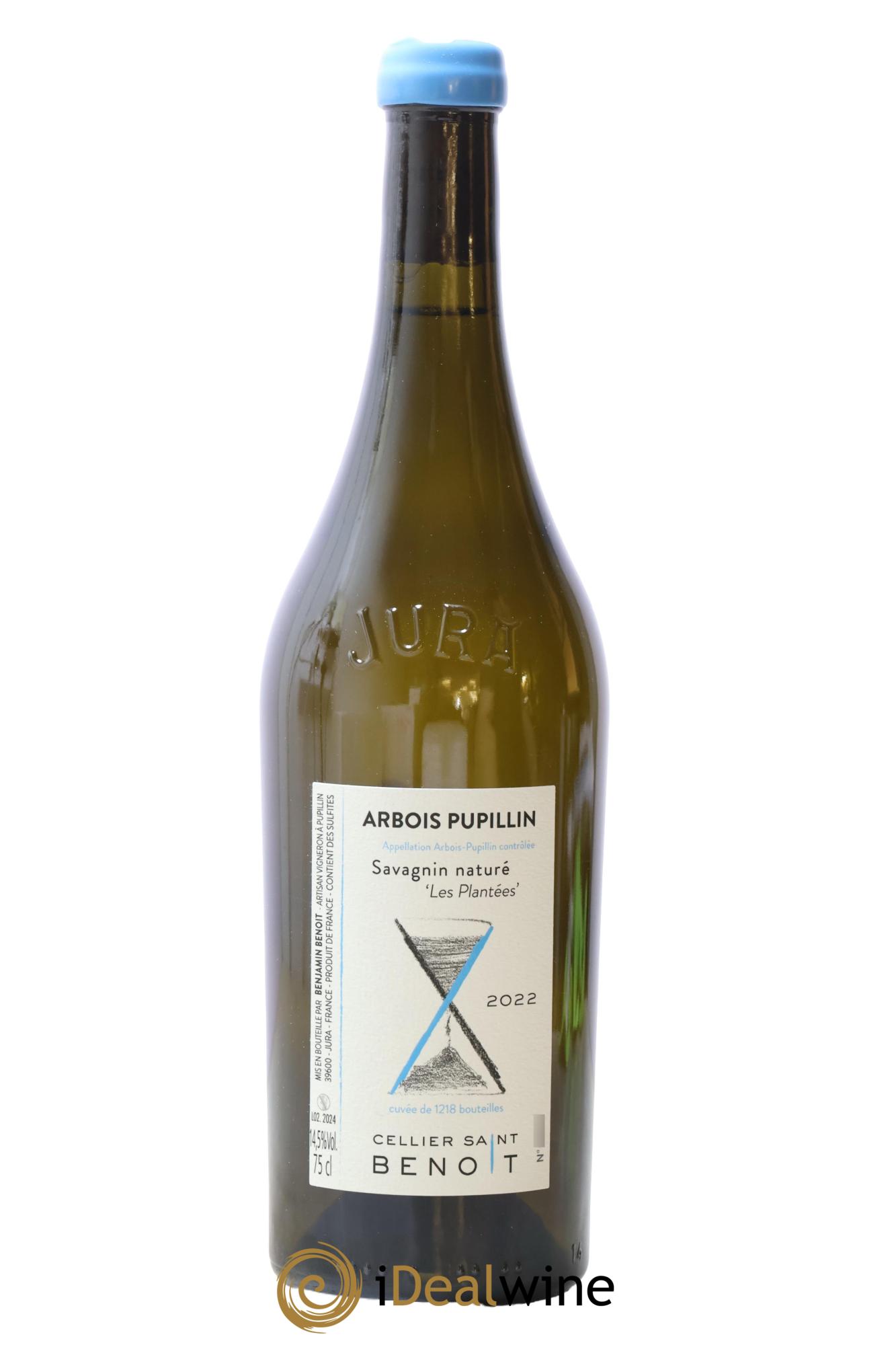 Arbois-Pupillin Les Plantées Cellier Saint Benoît 2022 - Lot de 1 bouteille - 0