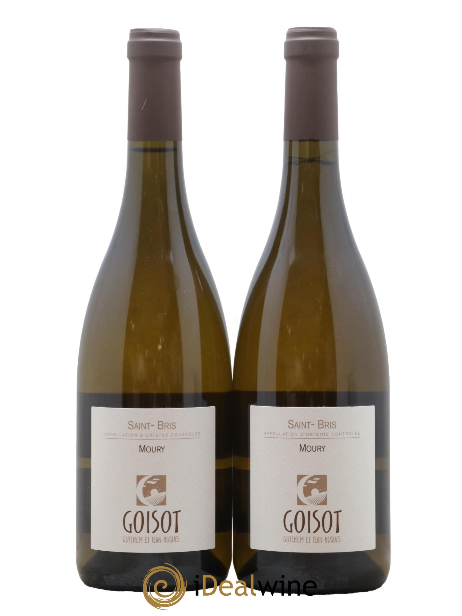Bourgogne Saint Bris Moury Goisot 2018 - Lot de 2 bouteilles - 0