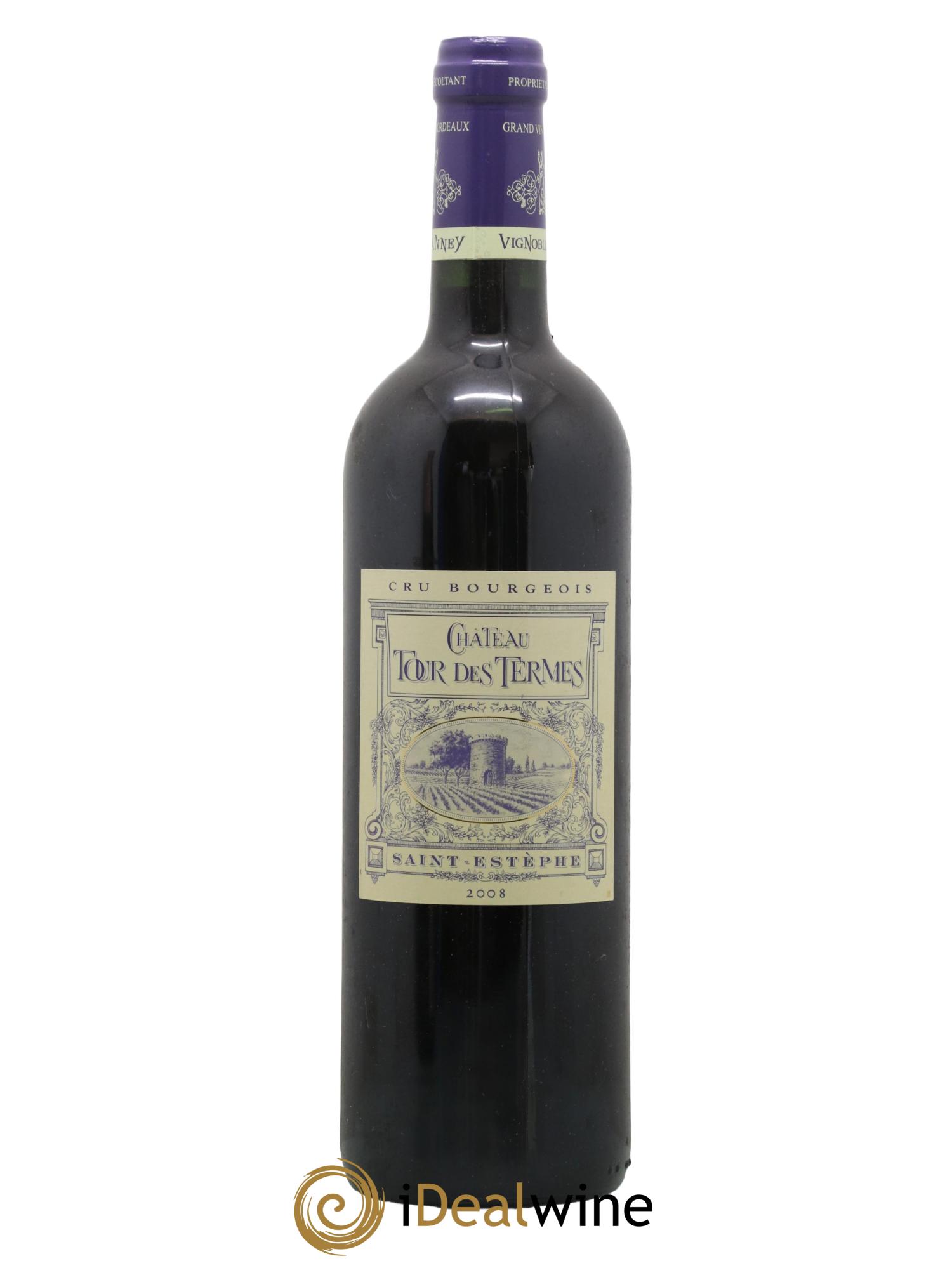 Château Tour des Termes Cru Bourgeois 2008 - Lot de 1 bouteille - 0