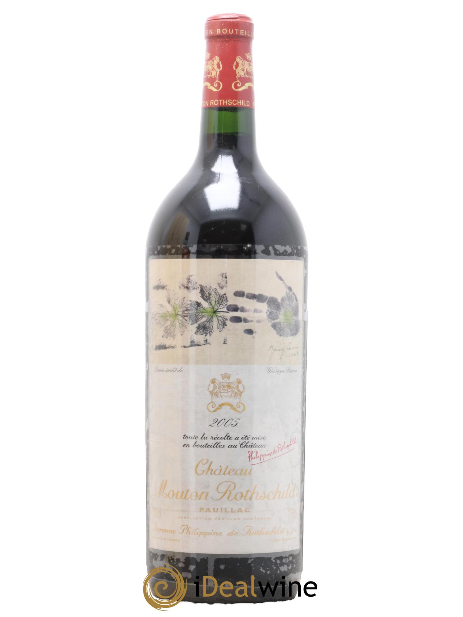 Château Mouton Rothschild 1er Grand Cru Classé 2005 - Lot de 1 magnum - 1