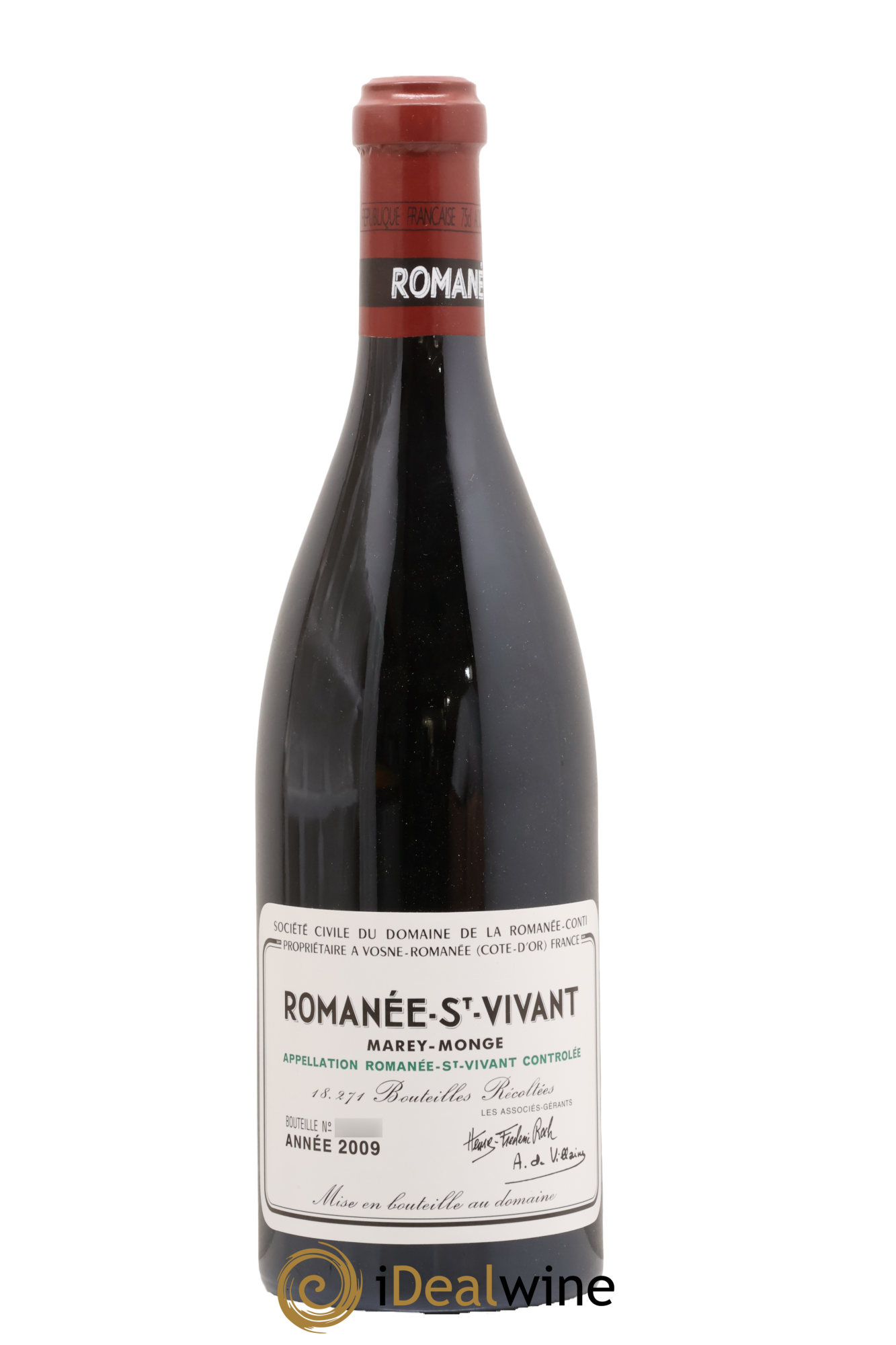 Romanée-Saint-Vivant Grand Cru Domaine de la Romanée-Conti 2009 - Lot de 1 bouteille - 0