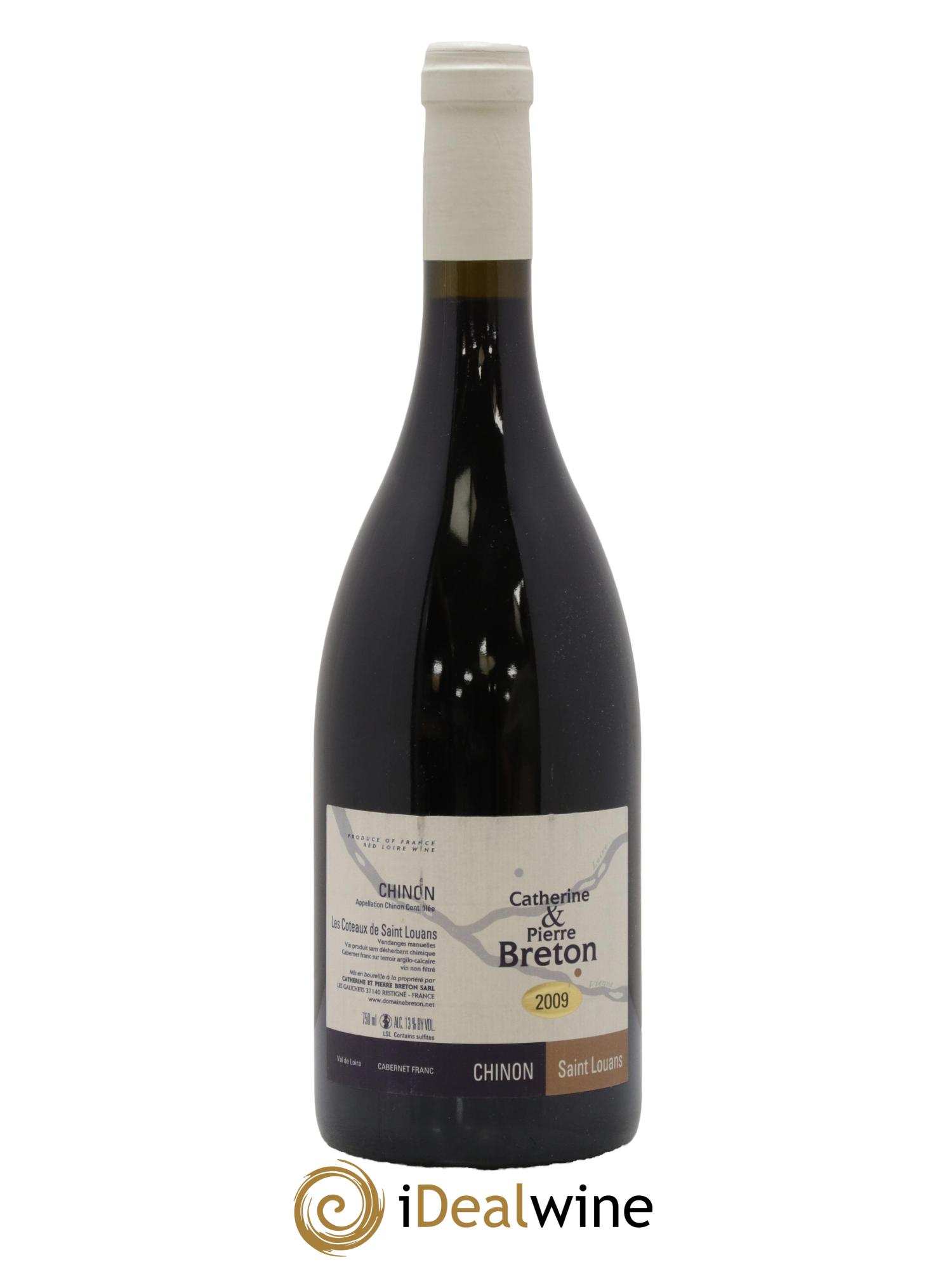 Chinon Saint Louans Catherine et Pierre Breton 2009 - Lot de 1 bouteille - 0