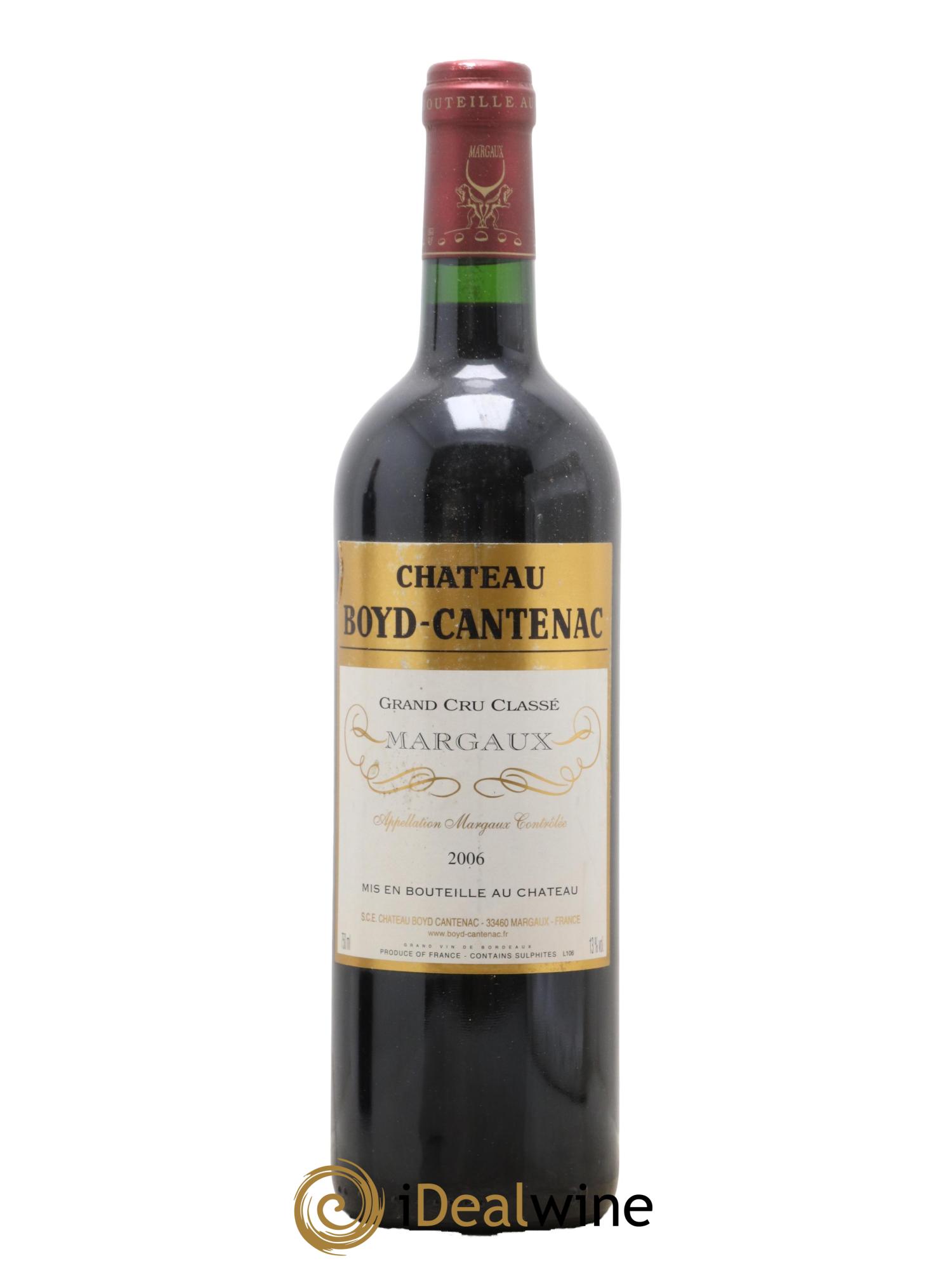 Château Boyd Cantenac 3ème Grand Cru Classé 2006 - Posten von 1 Flasche - 0