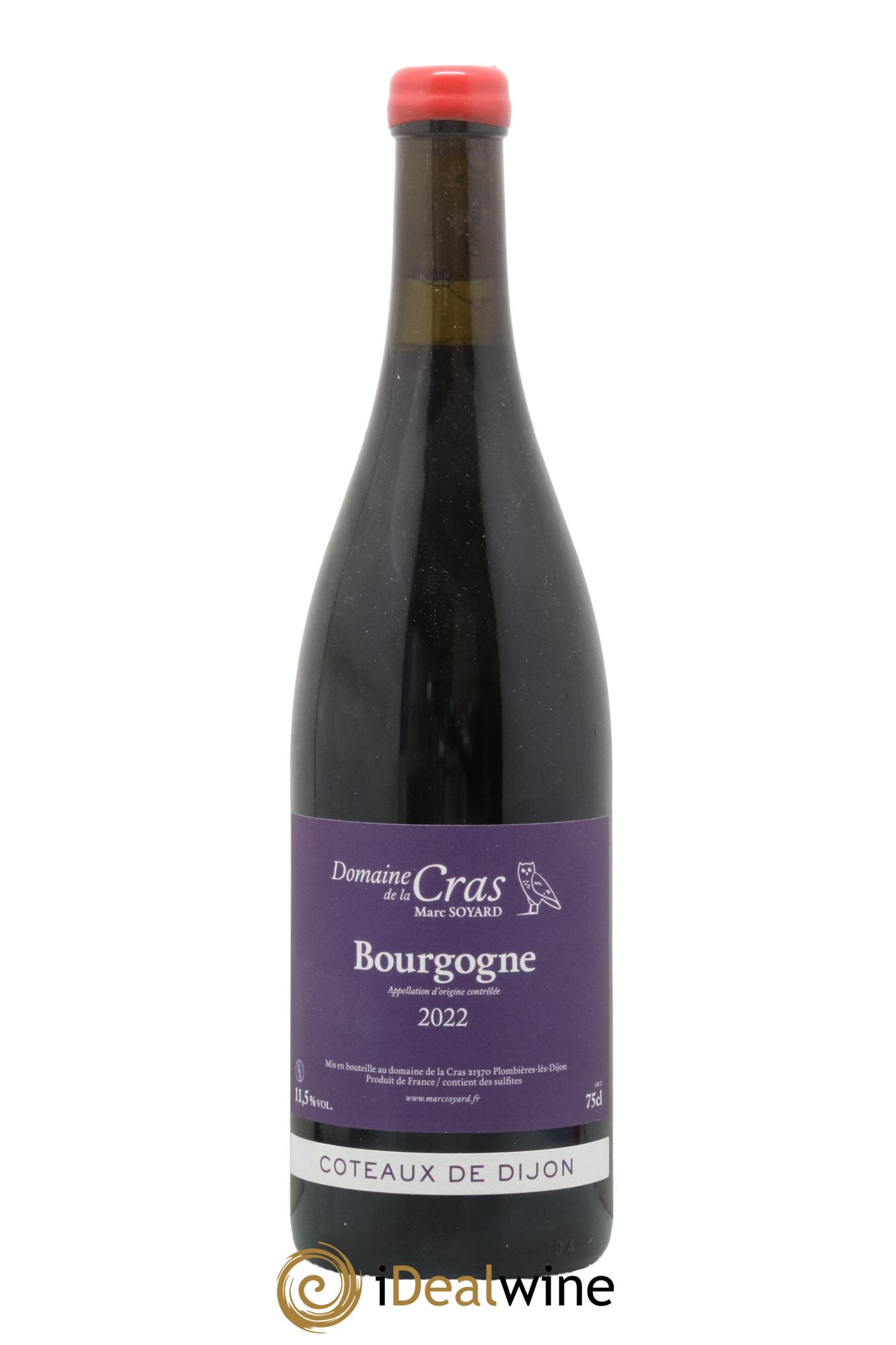 Coteaux de Dijon Domaine de la Cras - Marc Soyard 2022 - Lot de 1 bouteille - 0
