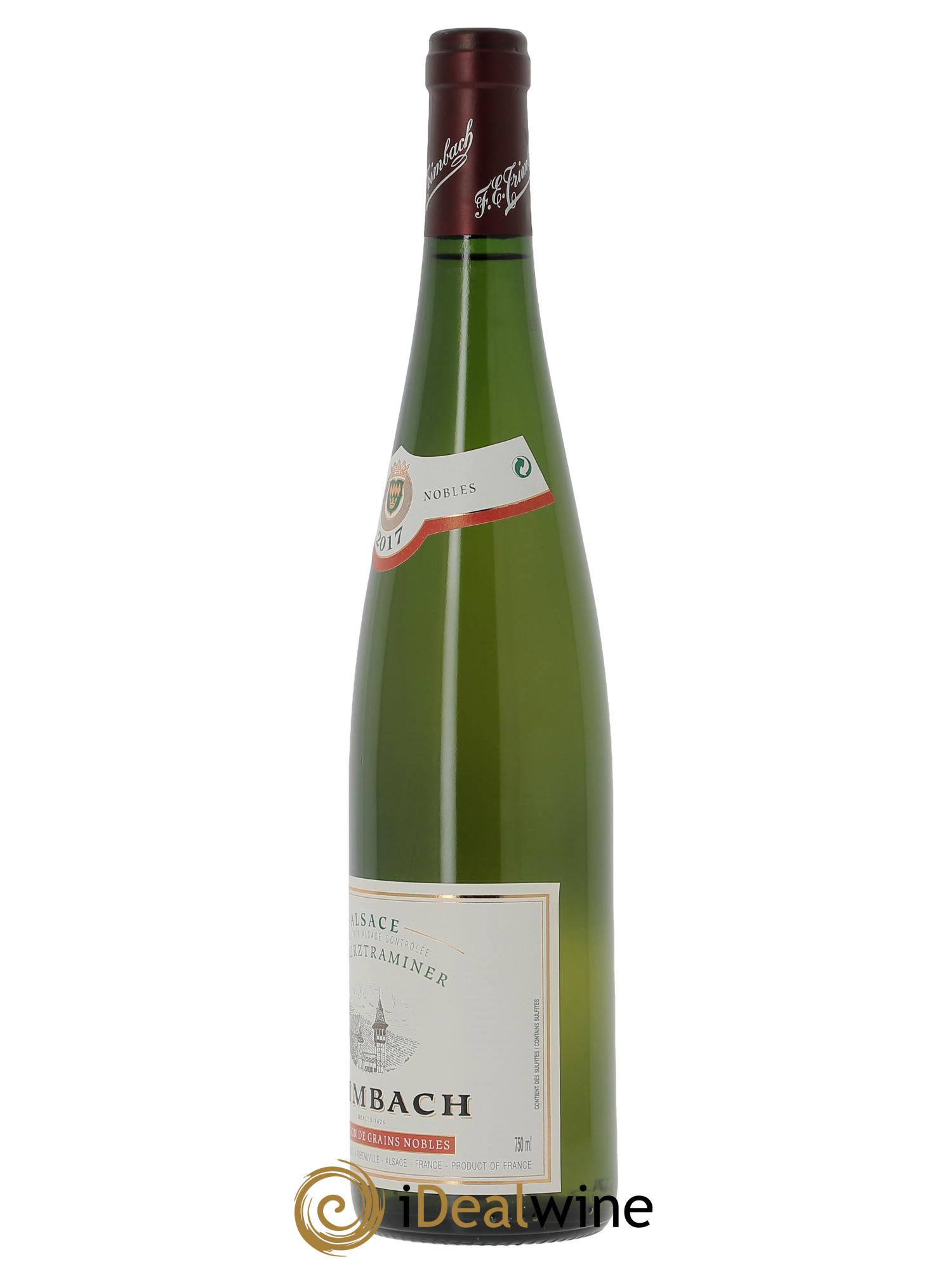 Alsace Gewurztraminer Sélection de Grains Nobles Trimbach (Domaine)  2017 - Lot de 1 bouteille - 1