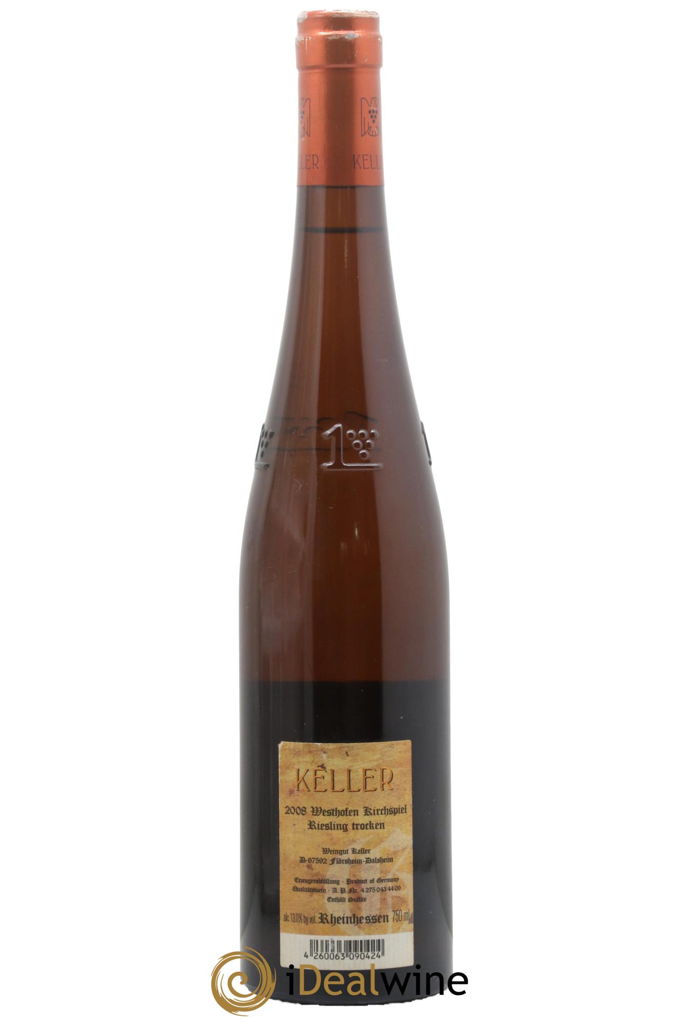 Riesling Kirchspiel Keller 2008 - Posten von 1 Flasche - 1