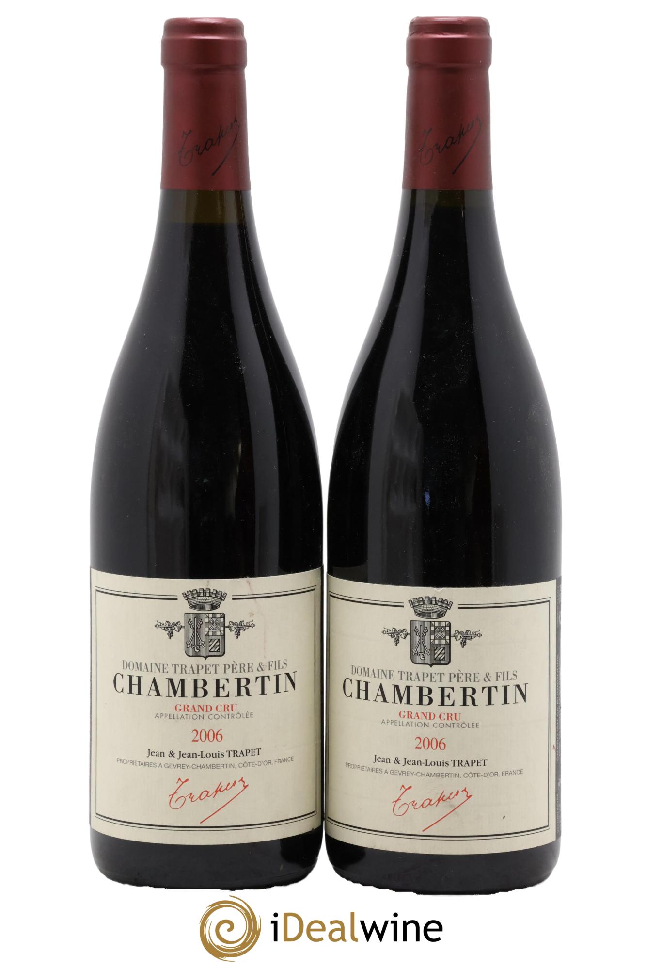 Chambertin Grand Cru Domaine Trapet 2006 - Lot of 2 bottles - 0
