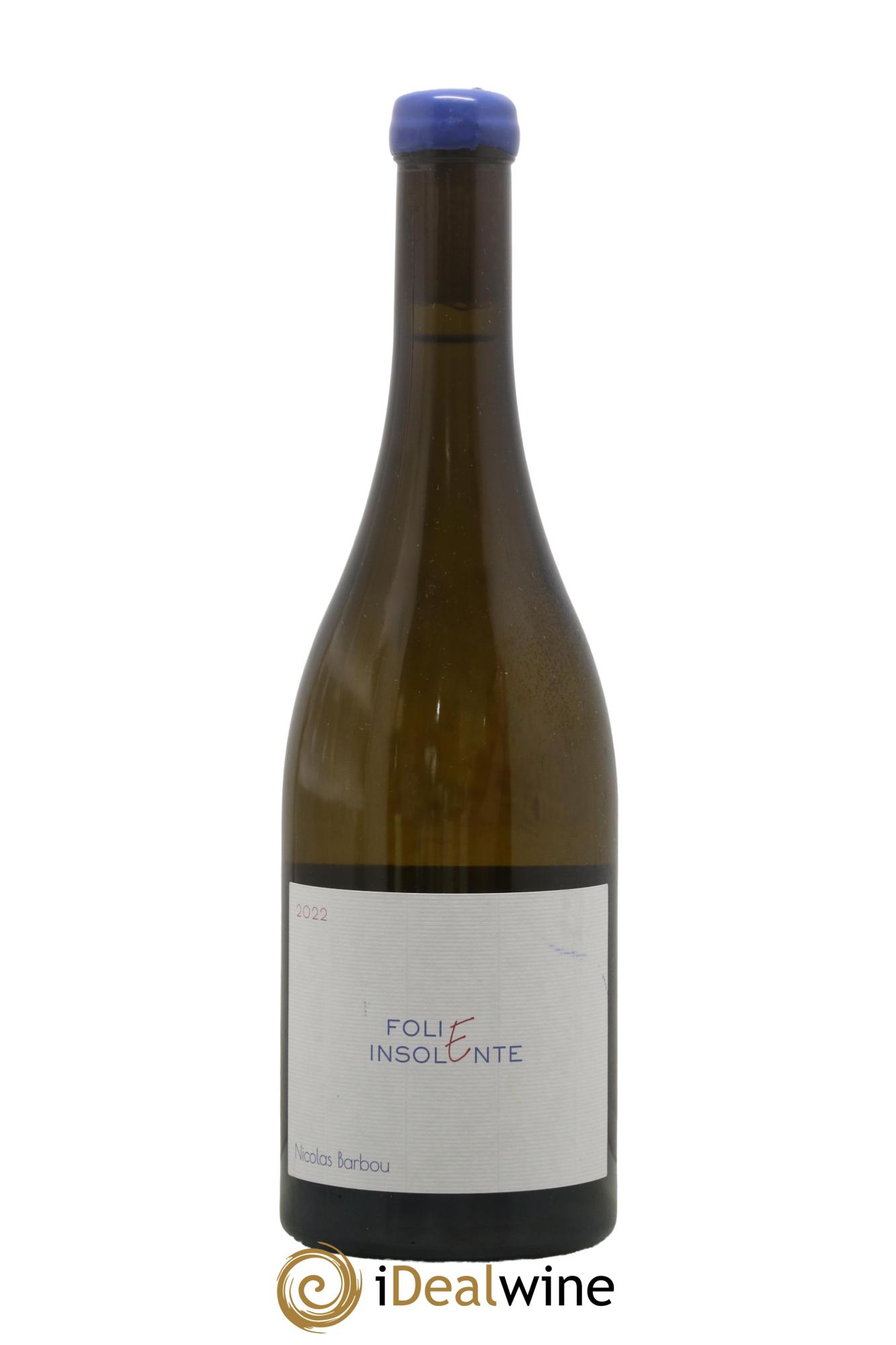 Touraine-Oisly Folie Insolente Nicolas Barbou 2022 - Lot de 1 bouteille - 0