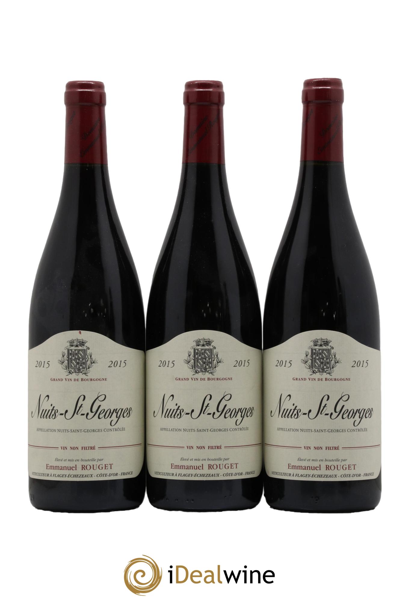 Nuits-Saint-Georges Emmanuel Rouget 2015 - Posten von 3 Flaschen - 0