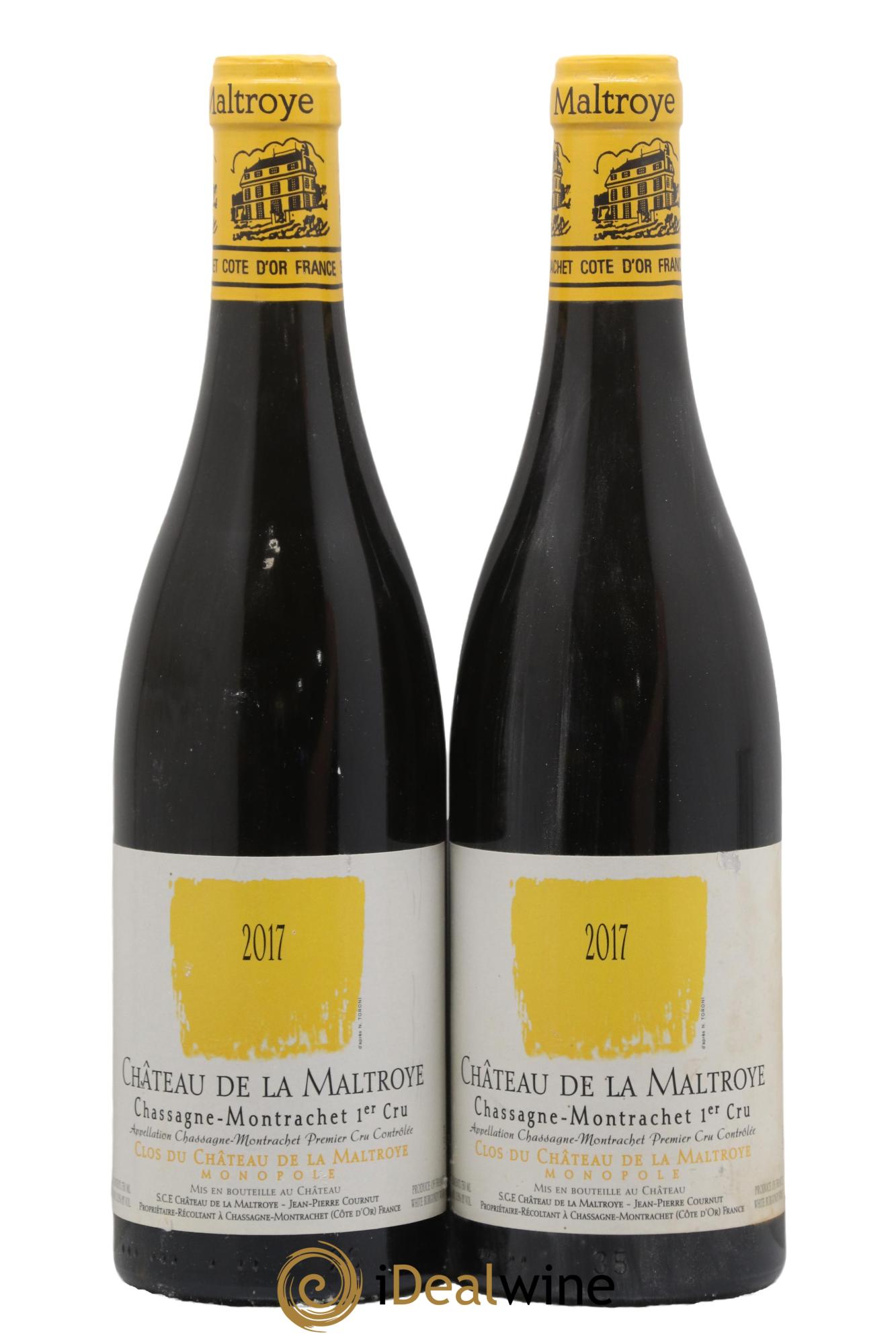 Chassagne-Montrachet 1er Cru Château de la Maltroye 2017 - Posten von 2 Flaschen - 0