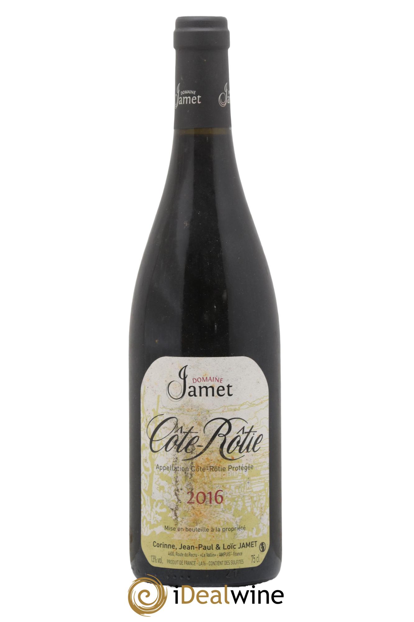 Côte-Rôtie Jamet (Domaine) 2016 - Posten von 1 Flasche - 0