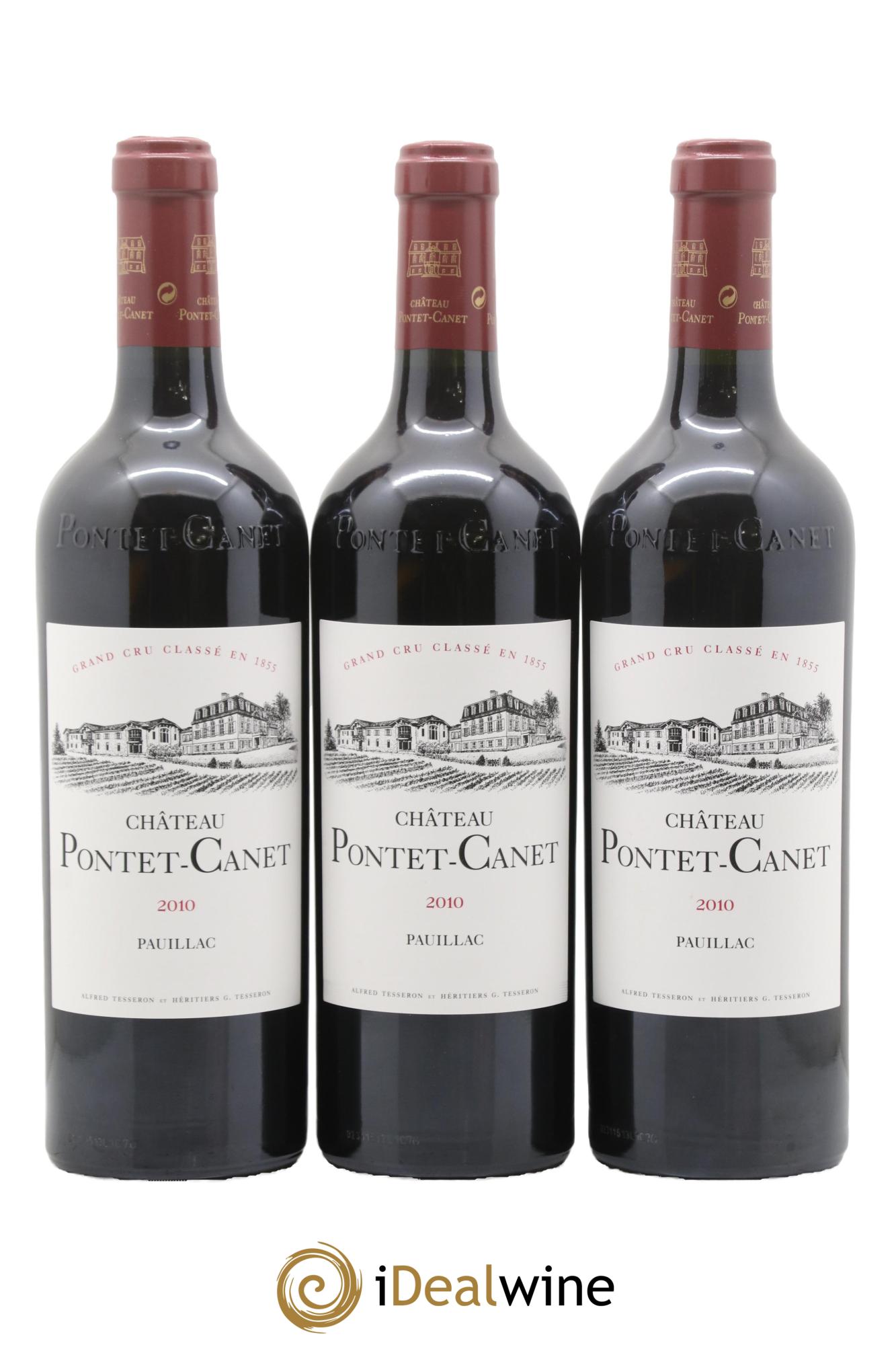 Château Pontet Canet 5ème Grand Cru Classé 2010 - Posten von 12 Flaschen - 1