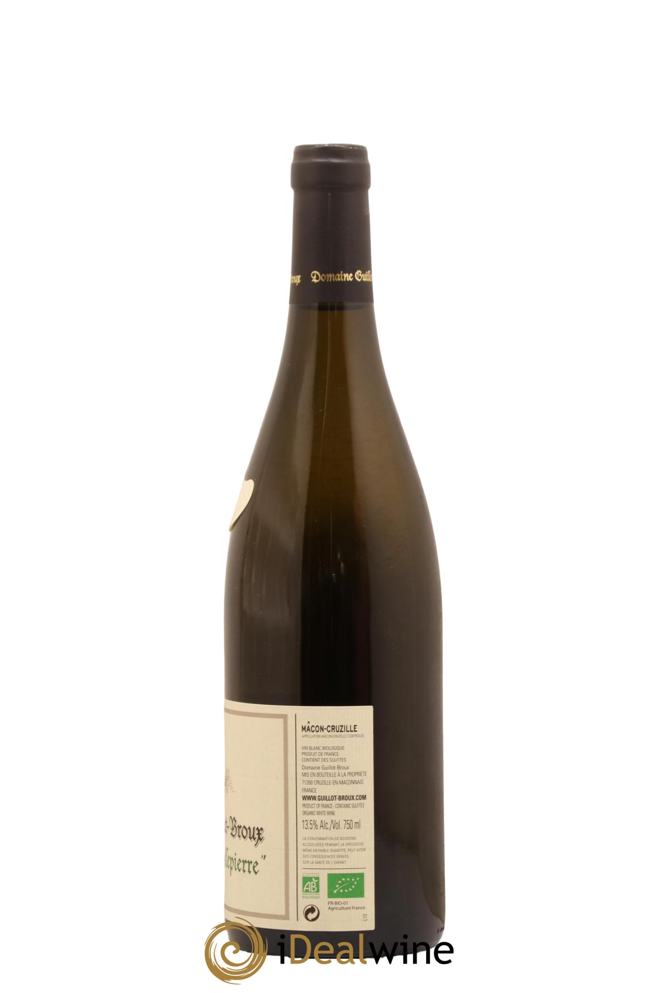 Mâcon-Cruzille Clos De La Mollepierre Guillot-Broux (Domaine) 2017 - Lot de 1 bouteille - 1