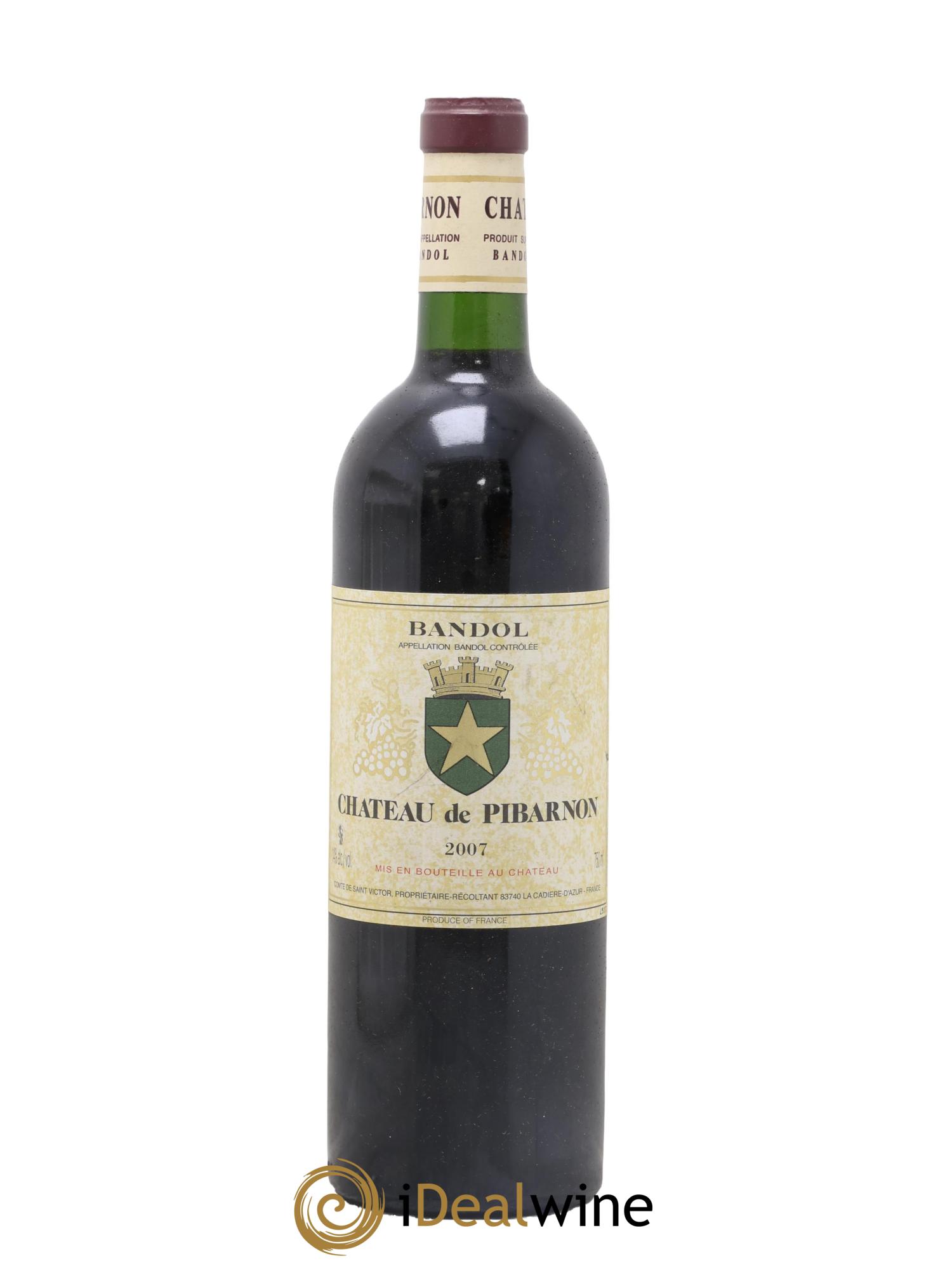 Bandol Château de Pibarnon Comte de Saint-Victor 2007 - Lot de 1 bouteille - 0