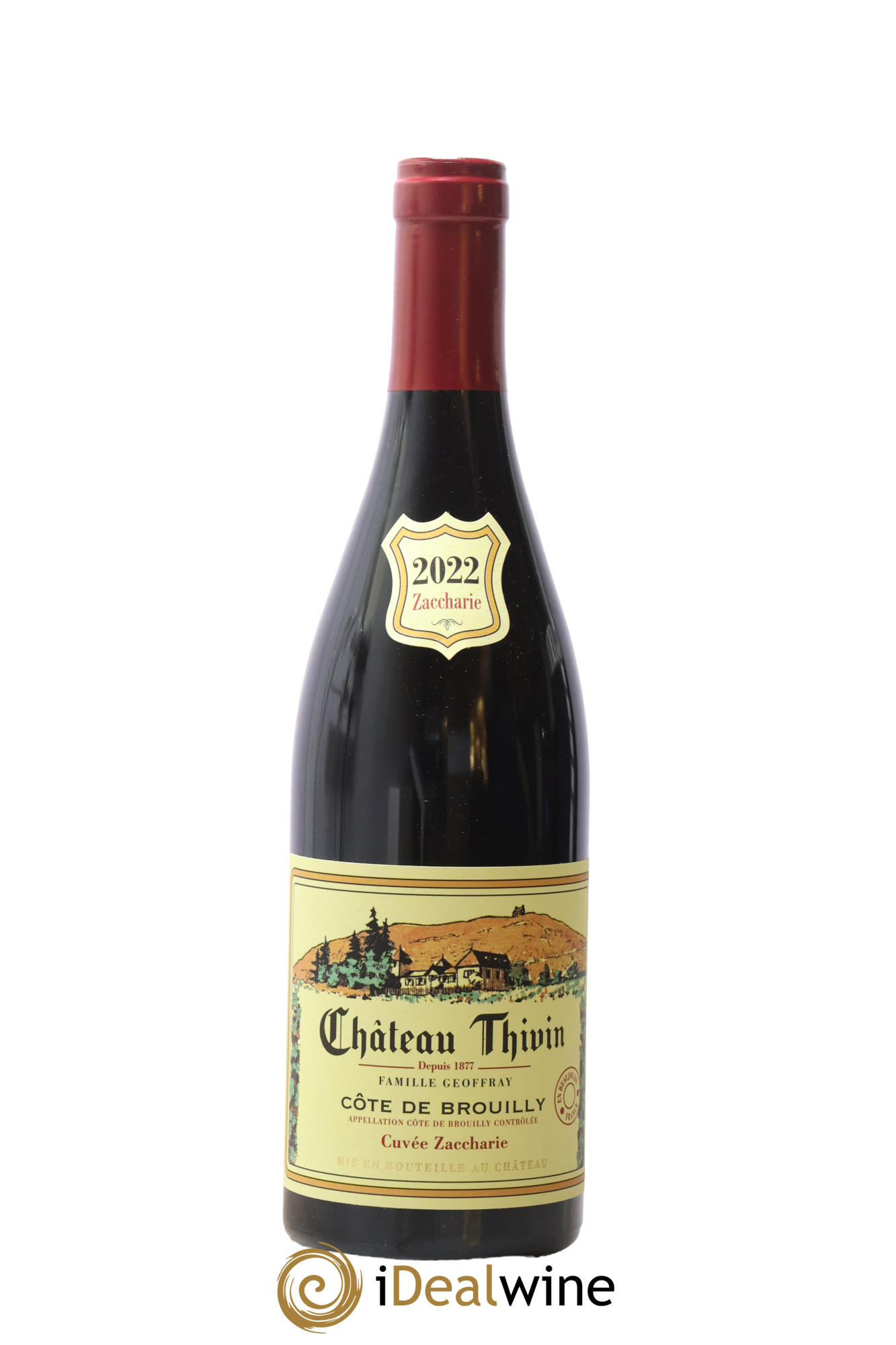 Côte de Brouilly Cuvée Zaccharie Château Thivin 2022 - Posten von 1 Flasche - 0