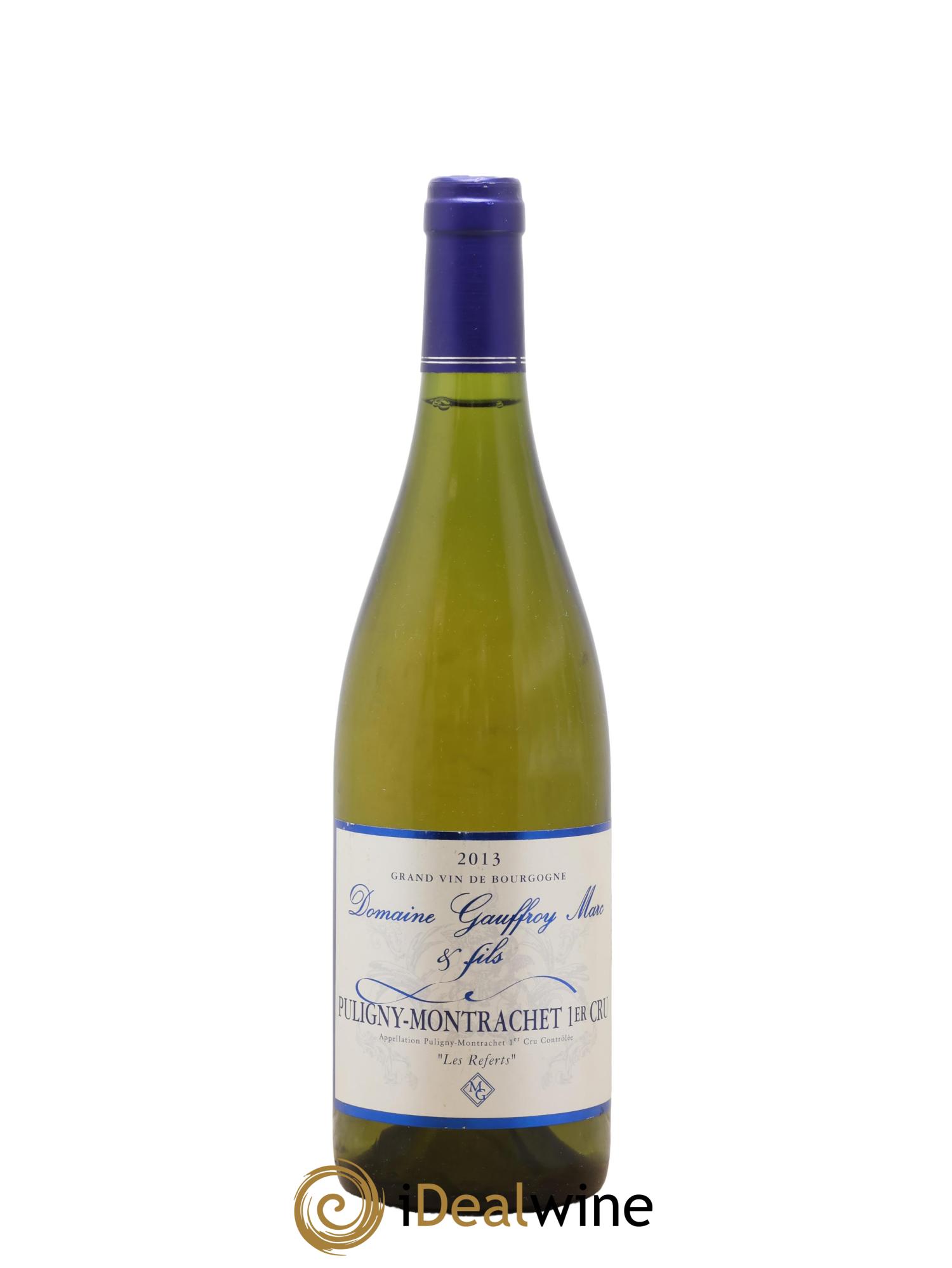 Puligny-Montrachet 1er Cru Les Referts Domaine Gauffroy Marc et Fils 2013 - Lotto di 1 bottiglia - 0