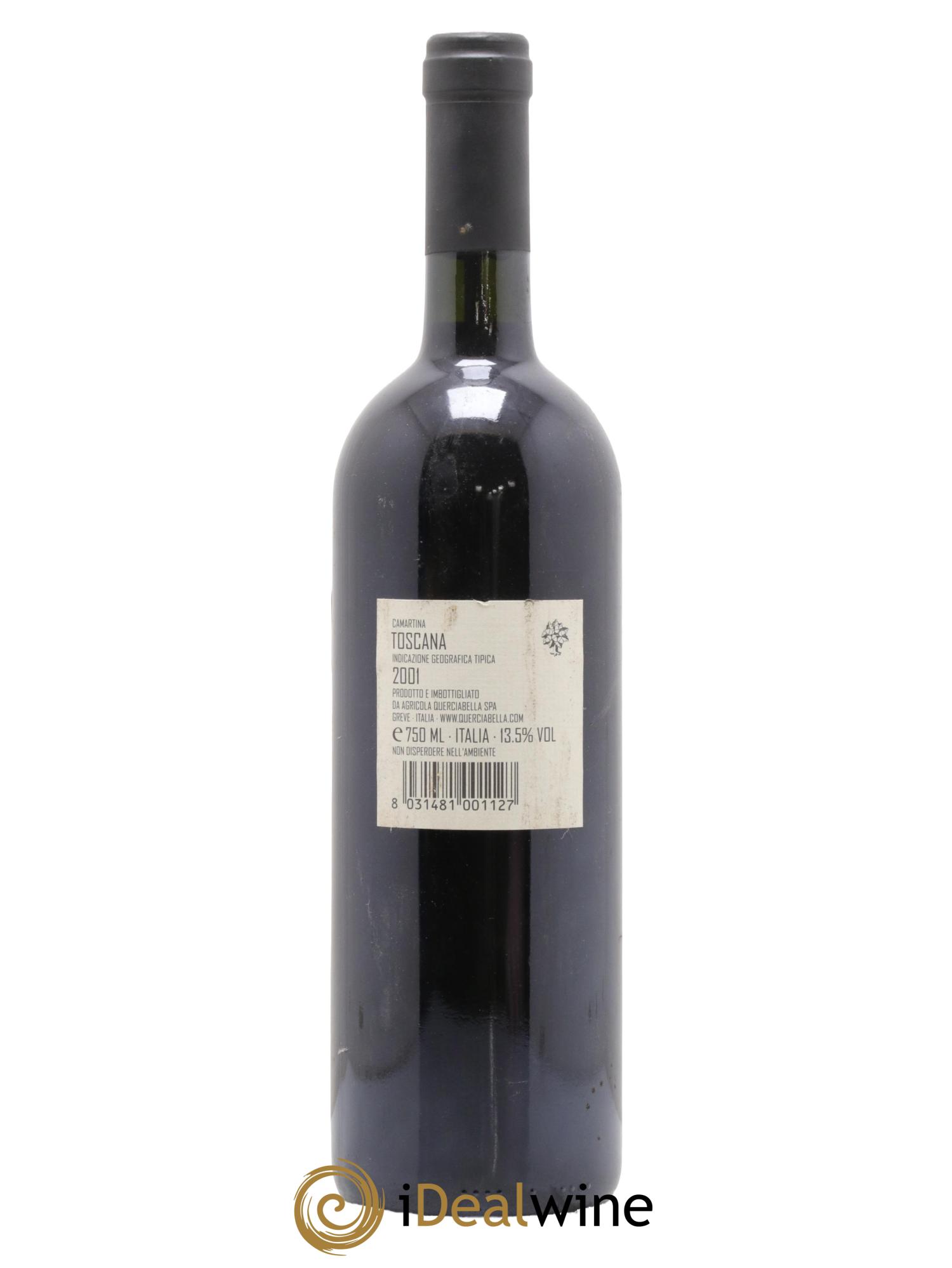 Toscana IGT Querciabella Camartina Sebastiano Castiglioni 2001 - Lot de 1 bouteille - 1