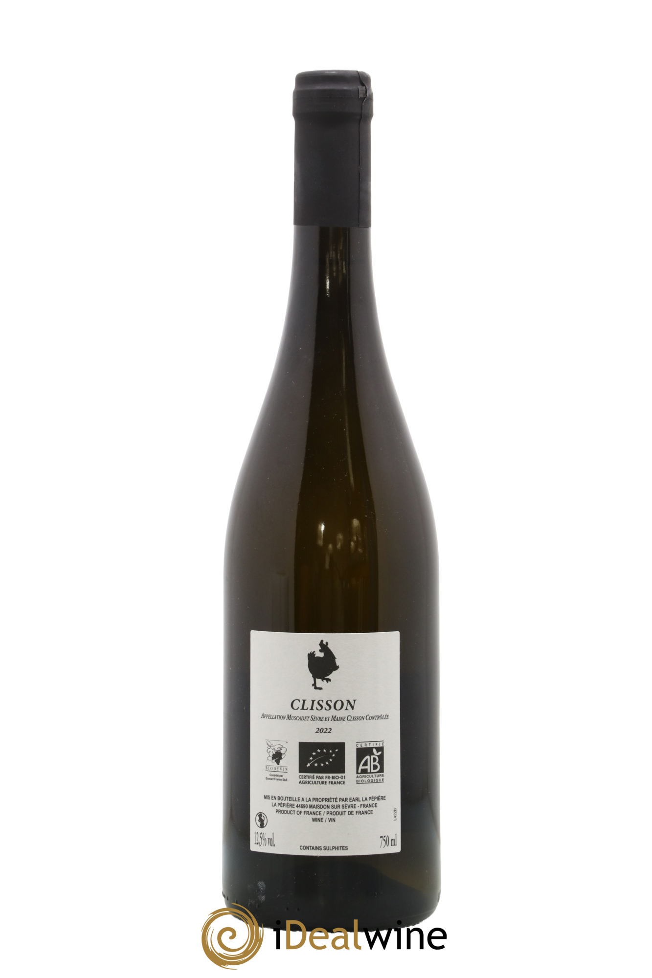 Muscadet-Sèvre-et-Maine Clisson Domaine de la Pépière 2022 - Lot de 1 bouteille - 1