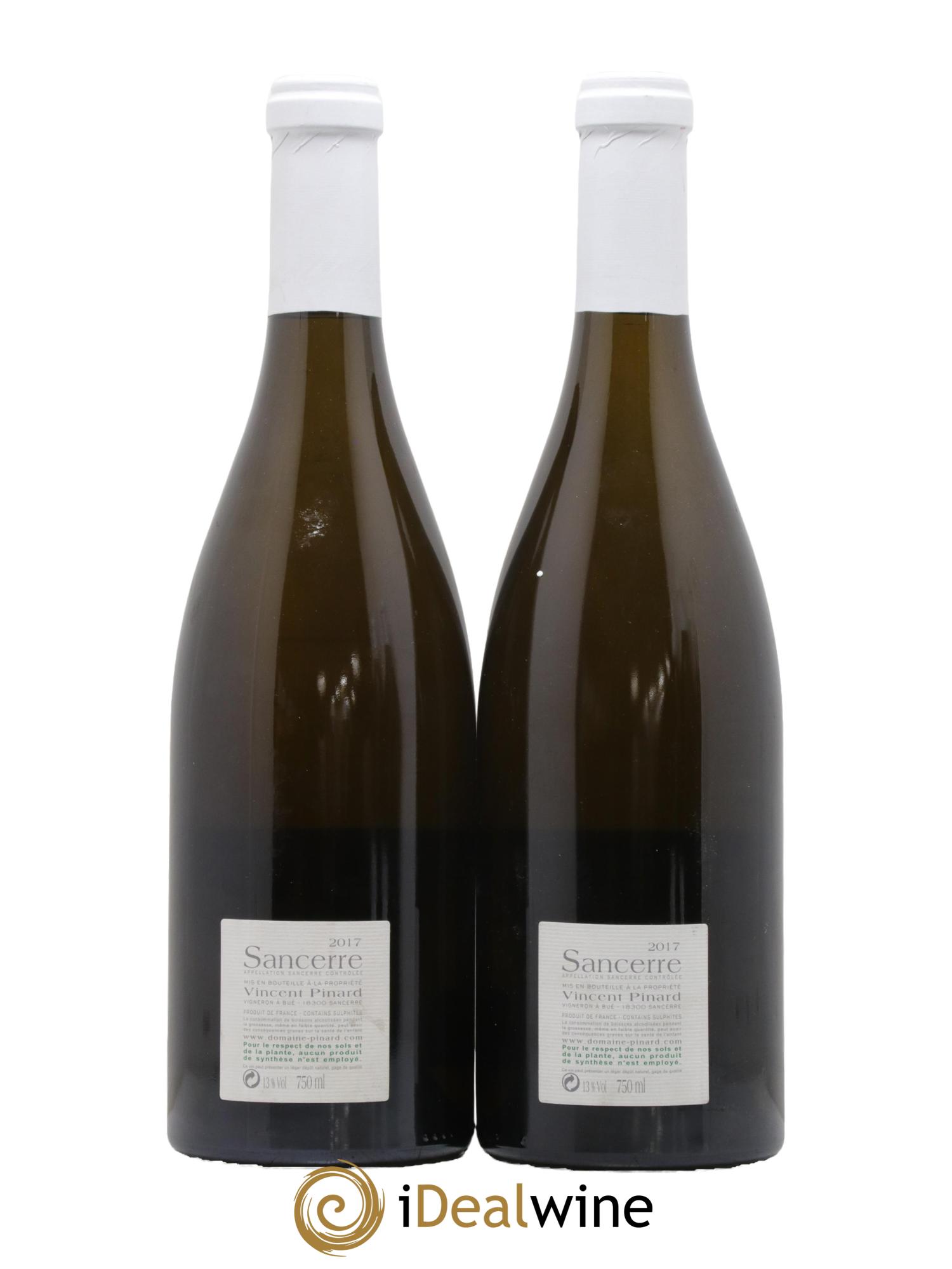 Sancerre Petit Chemarin Vincent Pinard 2017 - Lot de 2 bouteilles - 1