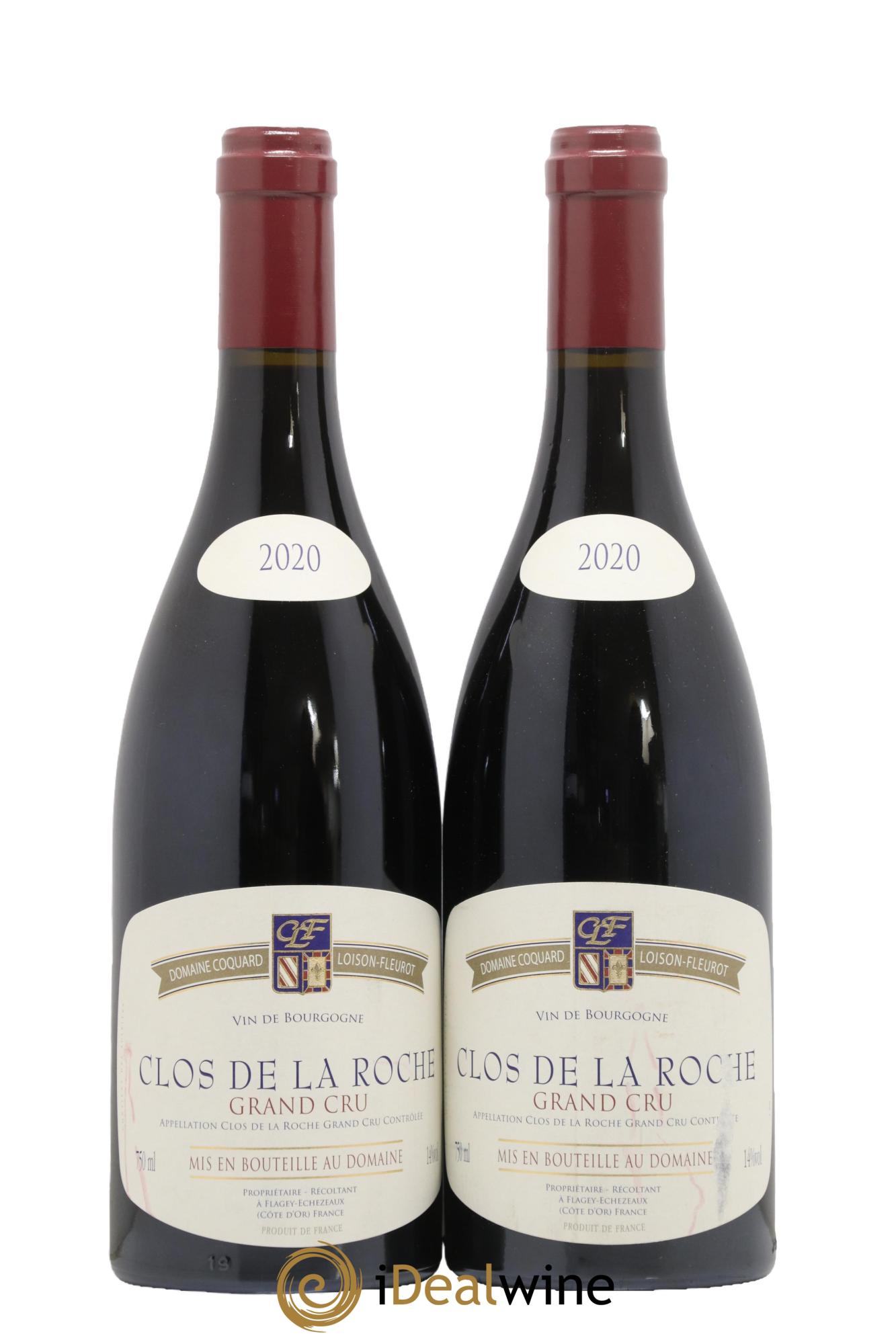 Clos de la Roche Grand Cru Coquard Loison-Fleurot 2020 - Lot de 2 bouteilles - 0