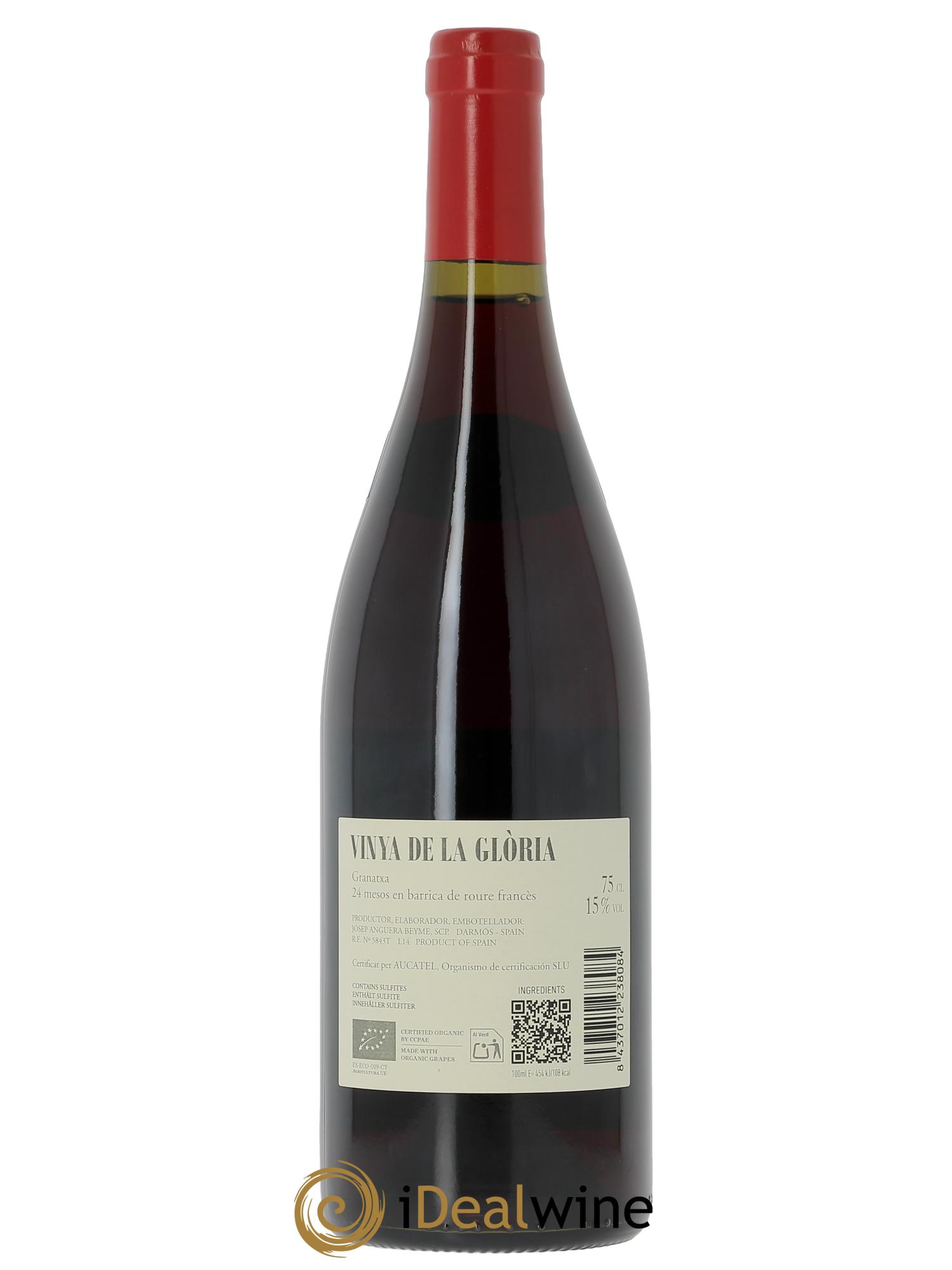 Viño de España Celler Joan d'Anguera Vinya de la Gloria 2020 - Lot de 1 bouteille - 1