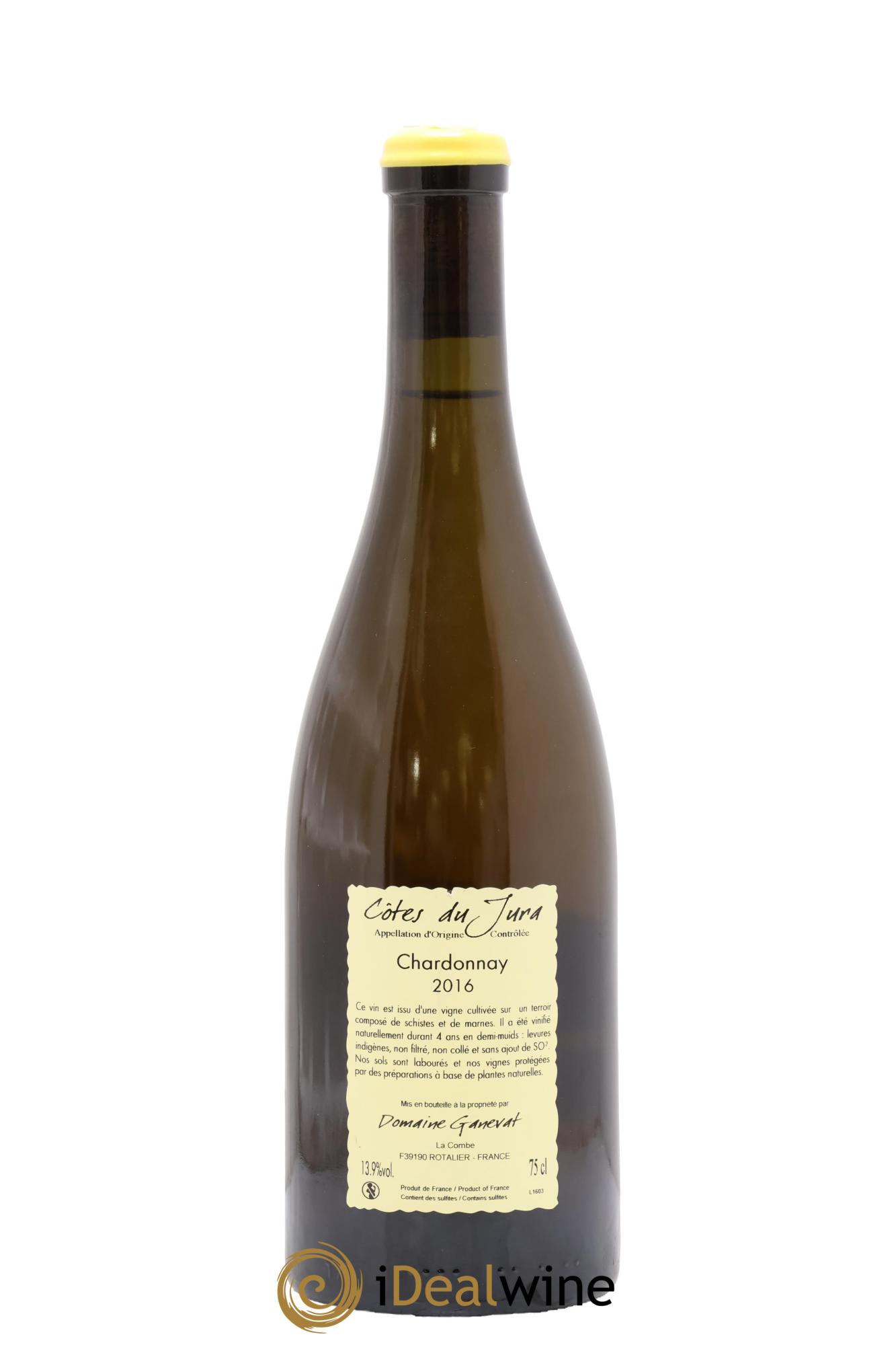 Côtes du Jura Grusse en Billat Jean-François Ganevat (Domaine) 2016 - Lot de 1 bouteille - 1